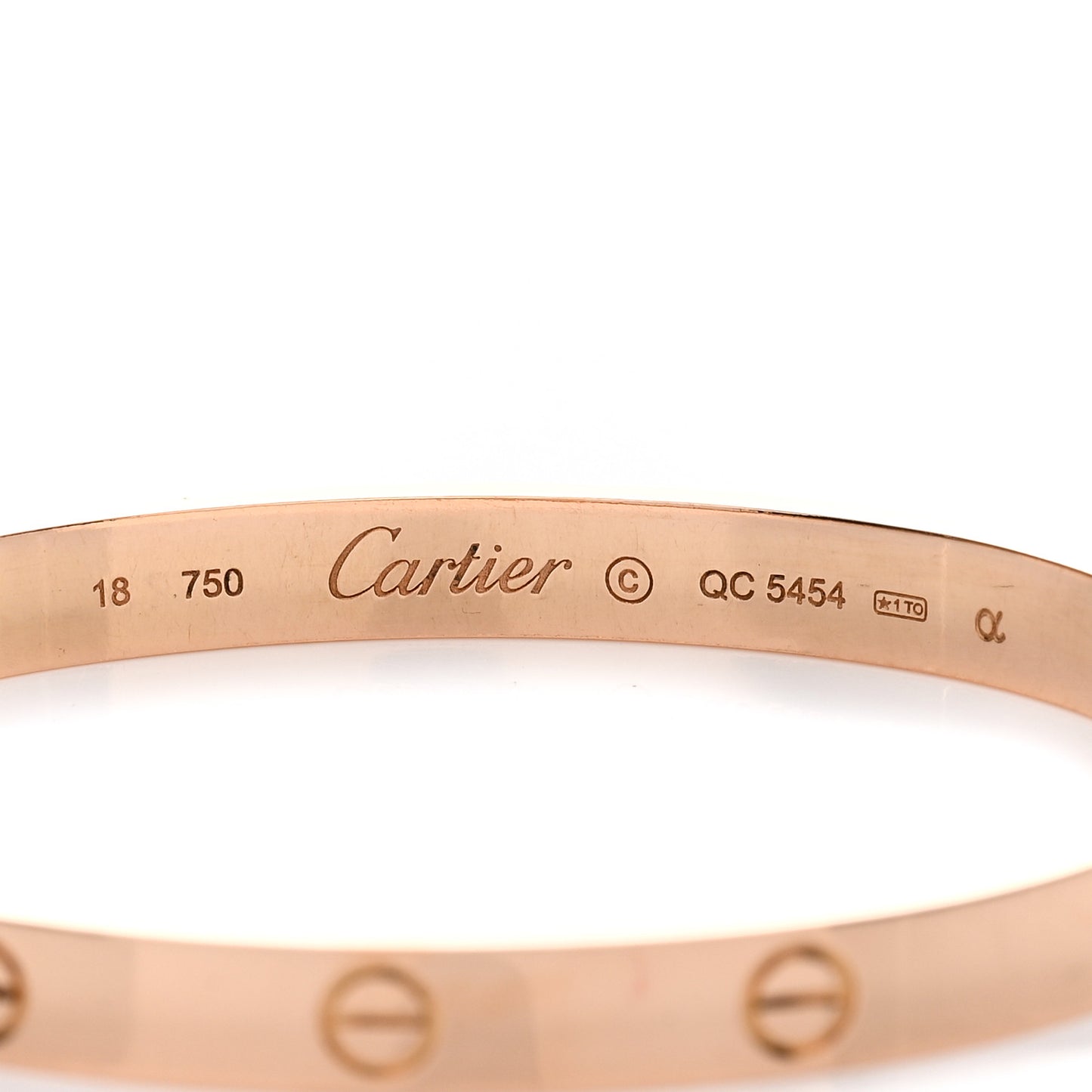 18K Pink Gold LOVE Bracelet 18
