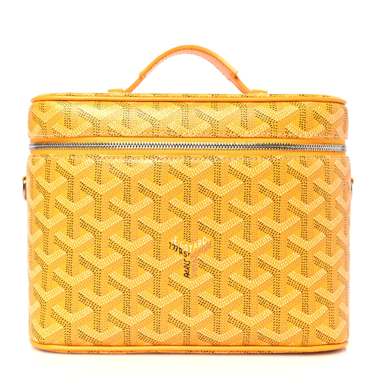Goyard Goyardine Muse Vanity Case Yellow 1384382 – FASHIONPHILE