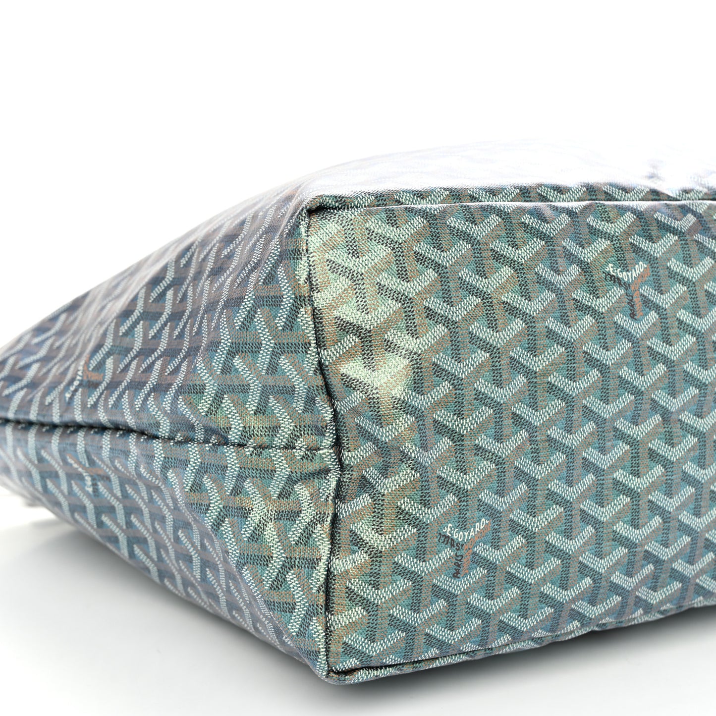 Iridescent Goyardine Saint Louis GM Pearly Green