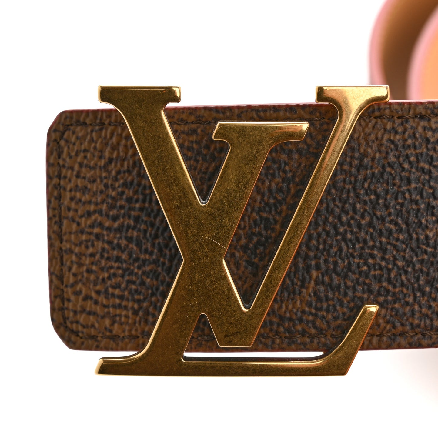 Calfskin Brushed Monogram 40mm LV Initiales 90 36 Belt