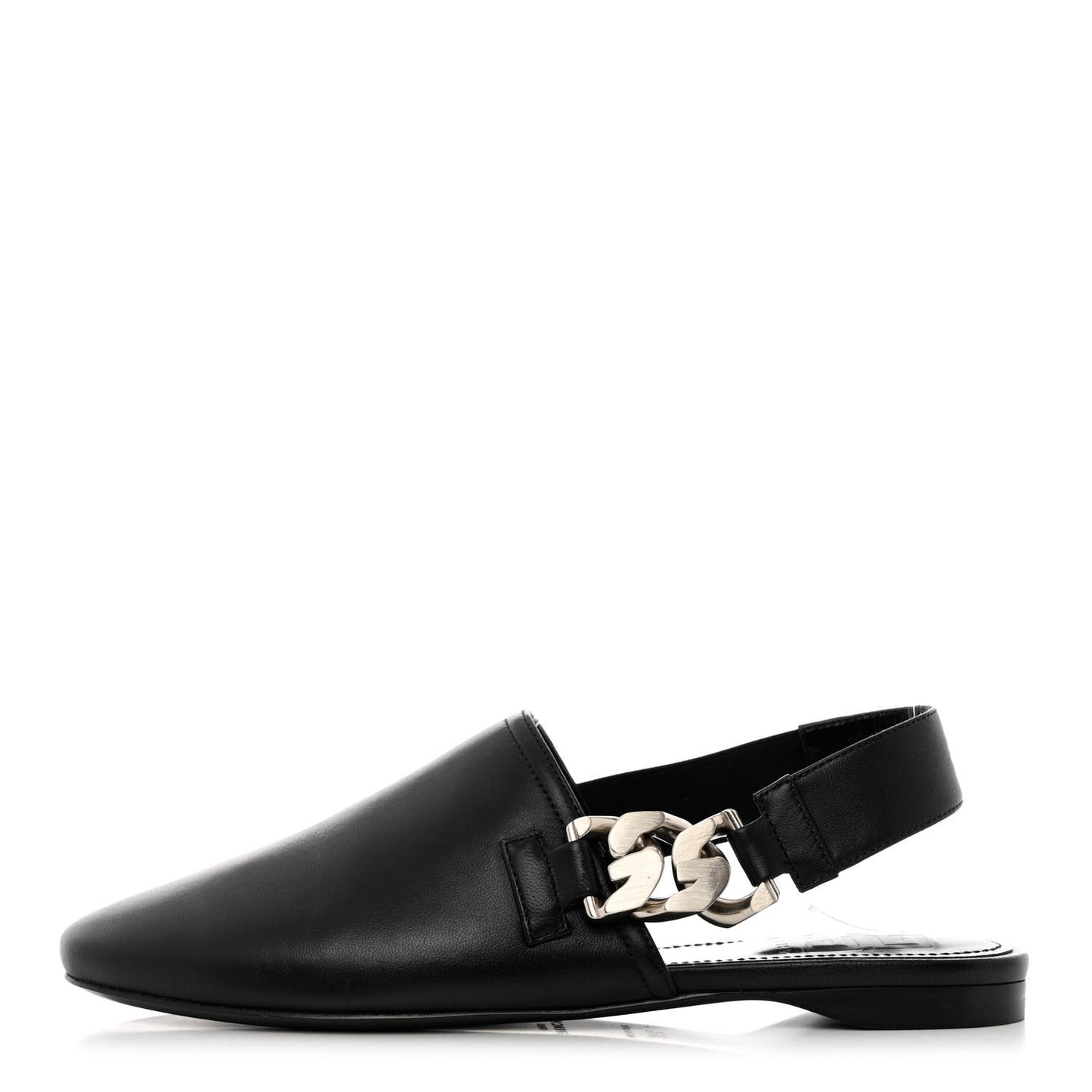 Lambskin Chain Mule 36.5 Black