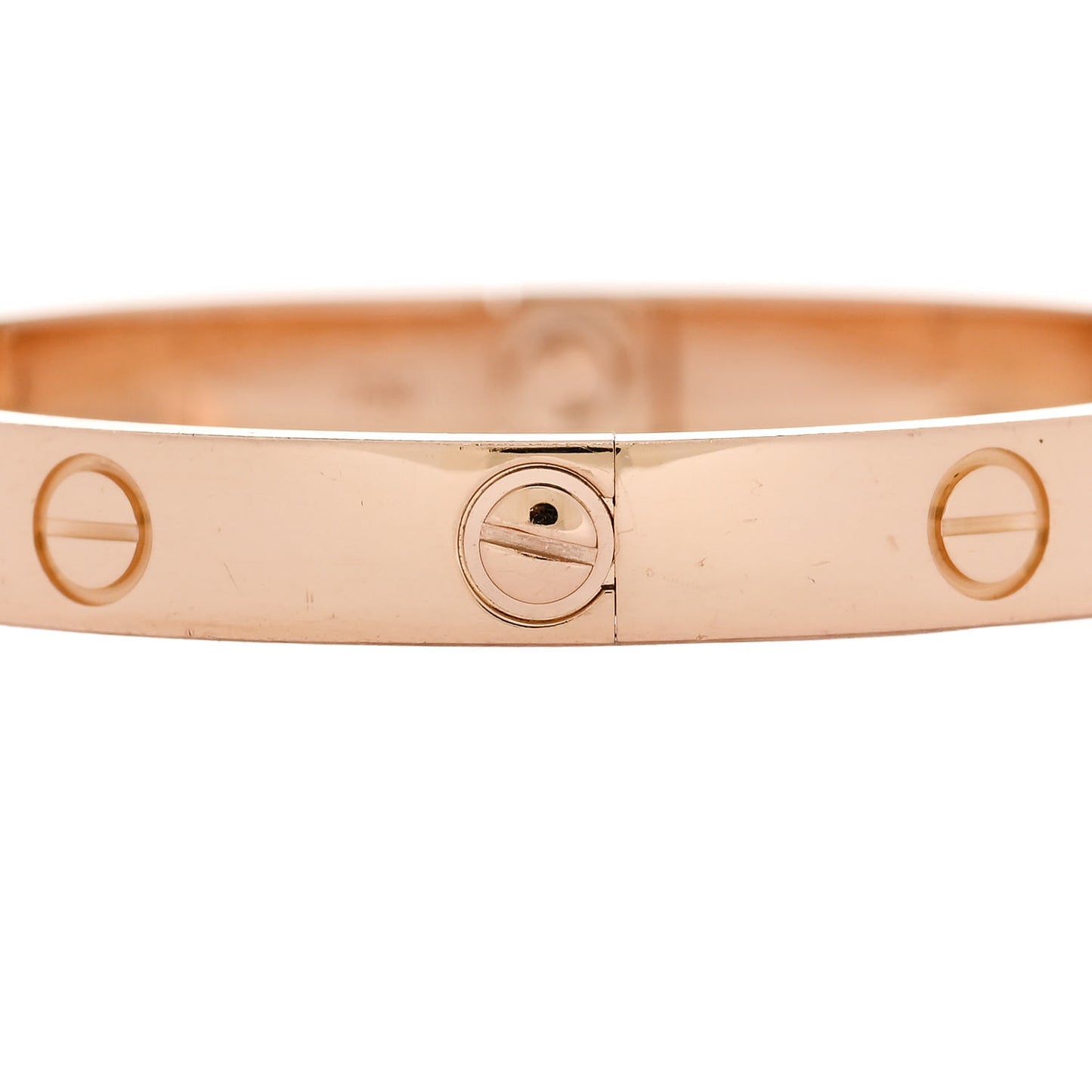 18K Pink Gold 4 Diamond LOVE Bracelet 16