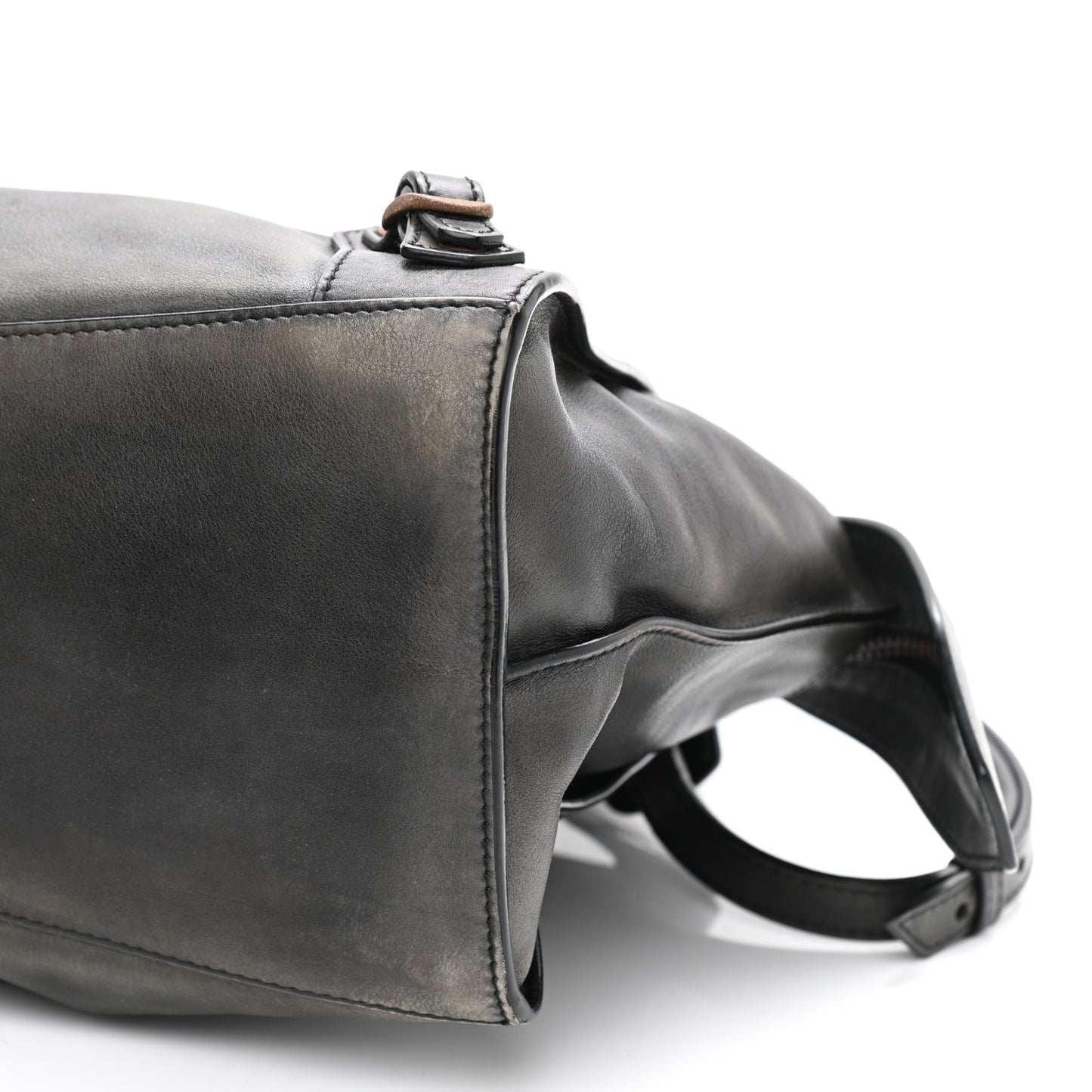 Used Calfskin Rust Hardware Neo Classic City Black