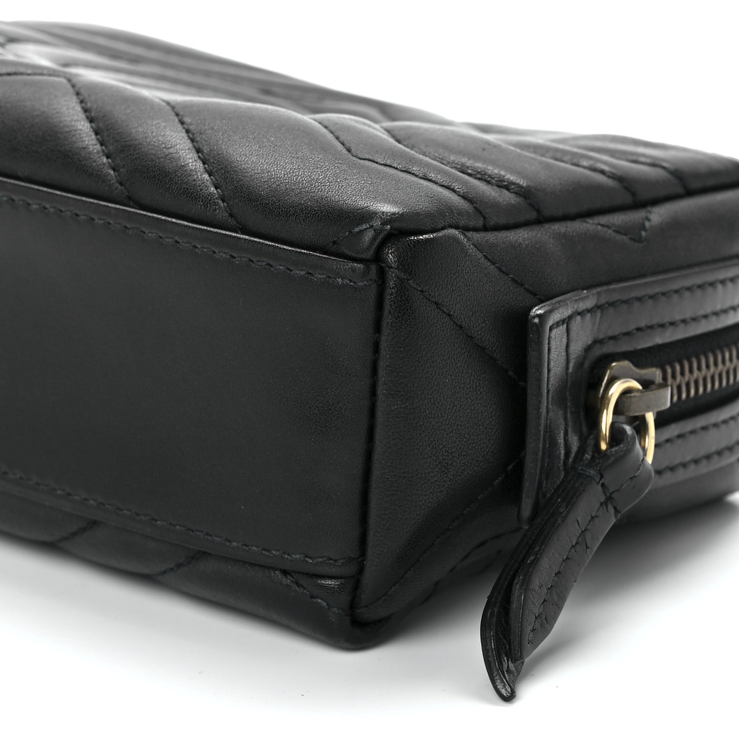 Calfskin Matelasse GG Marmont Cosmetic Case Black