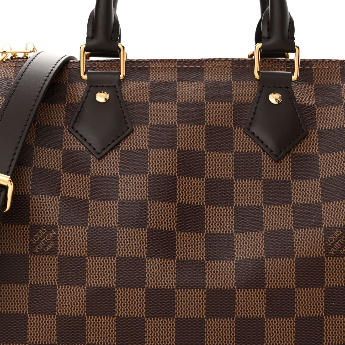 Damier Ebene Speedy Bandouliere 25