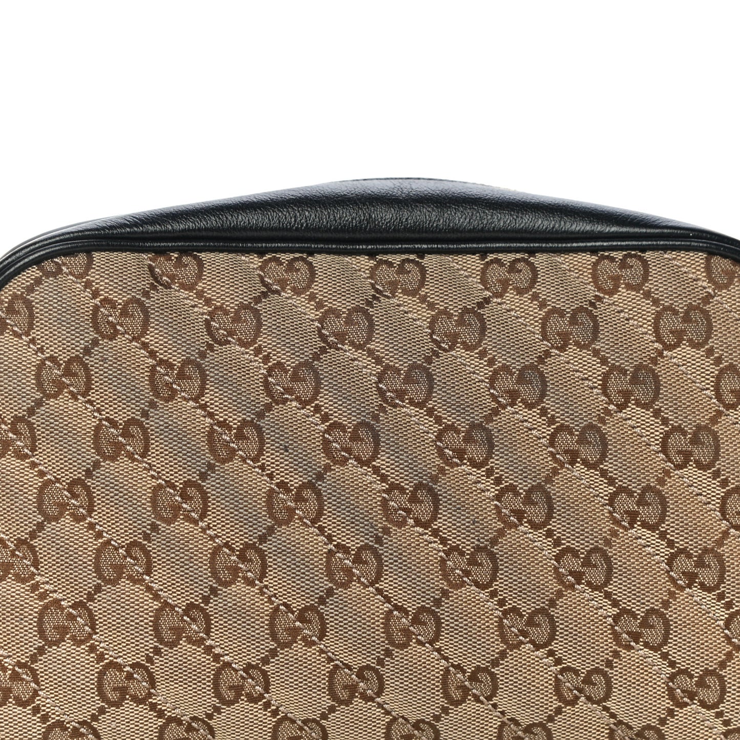 Monogram Matelasse Diagonal Small GG Marmont Chain Shoulder Bag Beige Black