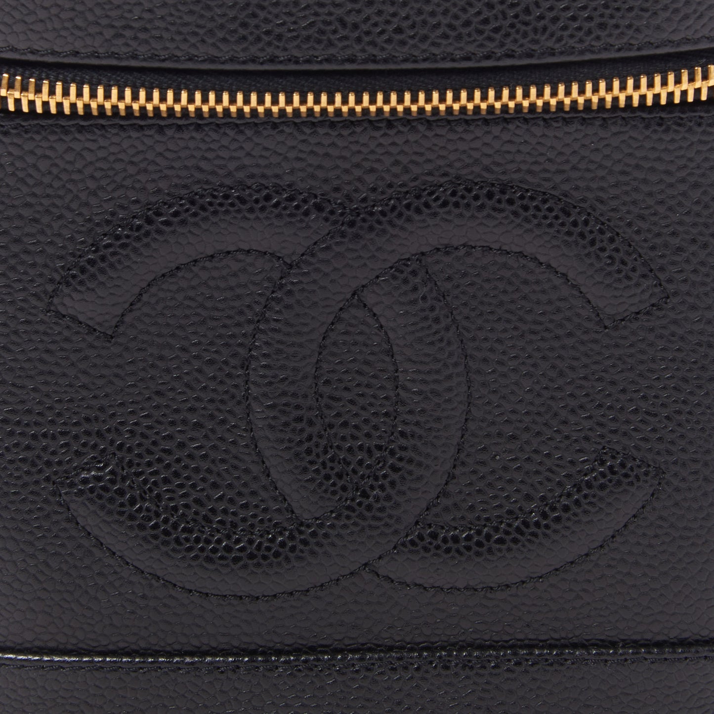 Caviar Cosmetic Vanity Bag Black