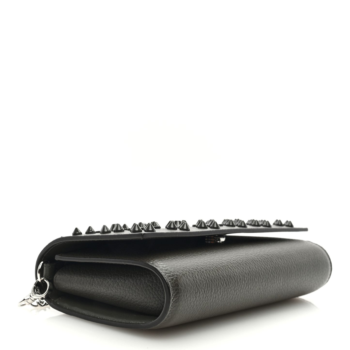 Calfskin Spikes Loubinthesky Paloma Wallet On Chain Rocket
