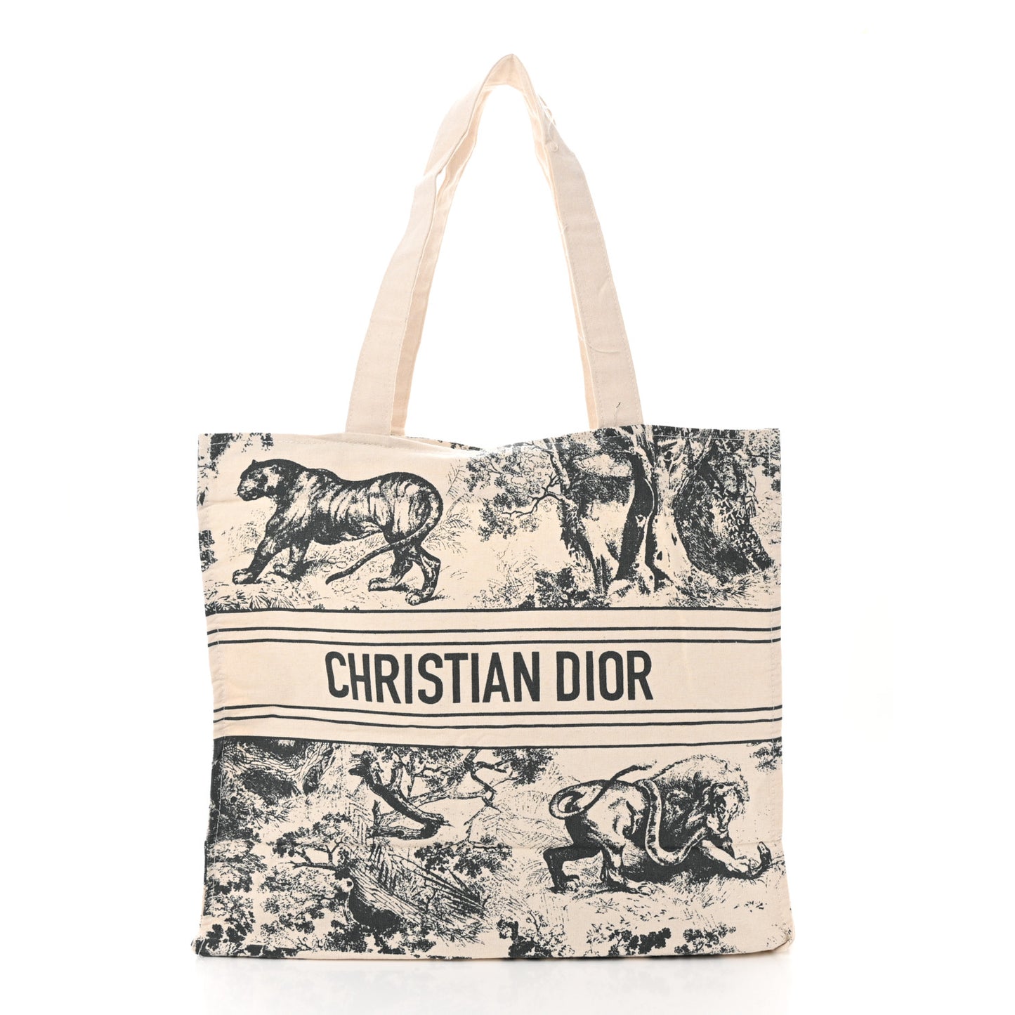 Canvas Dioriviera Tote Grey