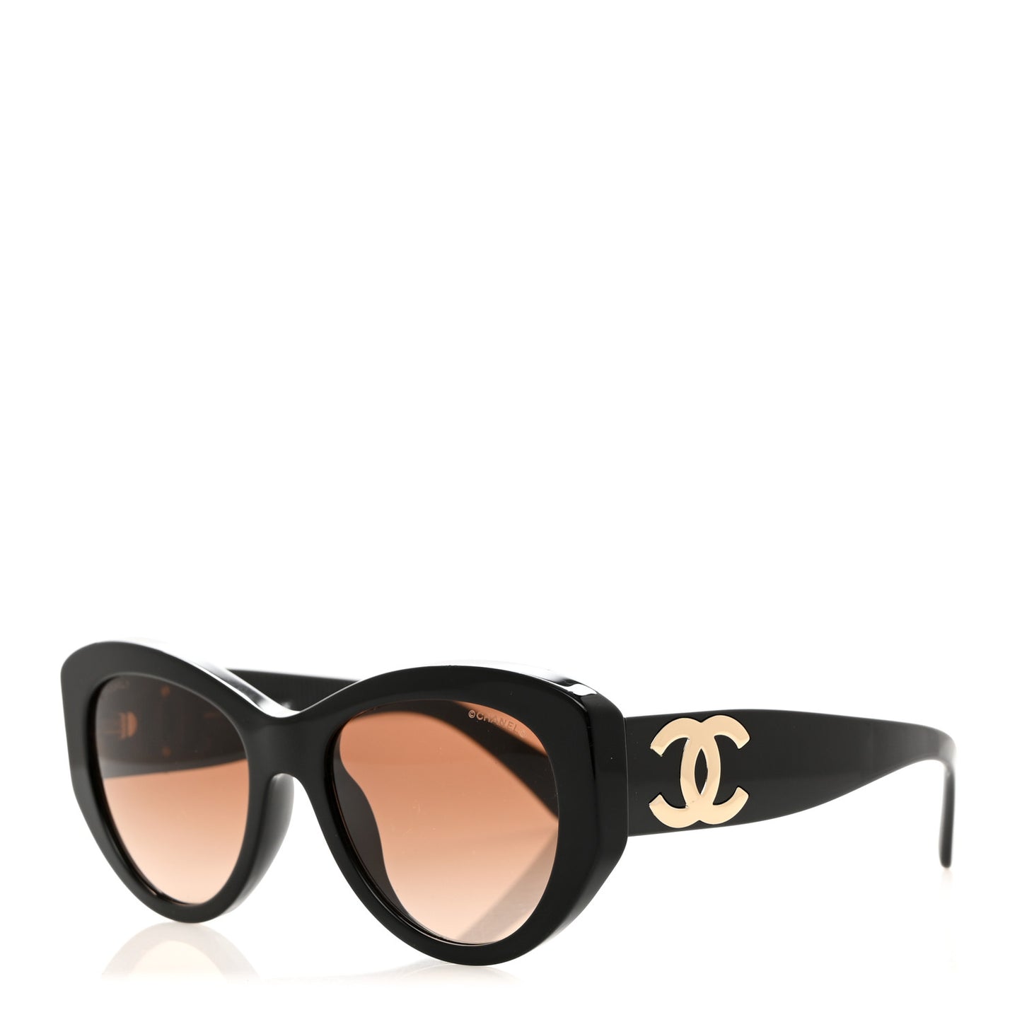 Acetate Butterfly Large CC Sunglasses 5492 Black
