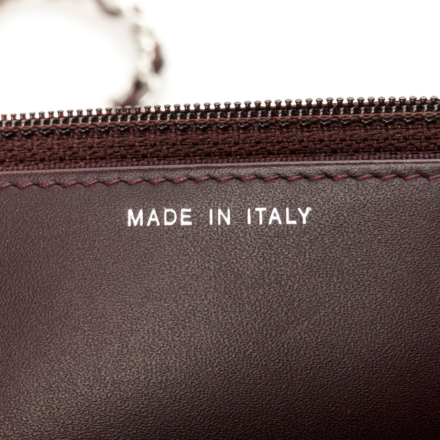 Caviar Quilted Wallet On Chain WOC Burgundy