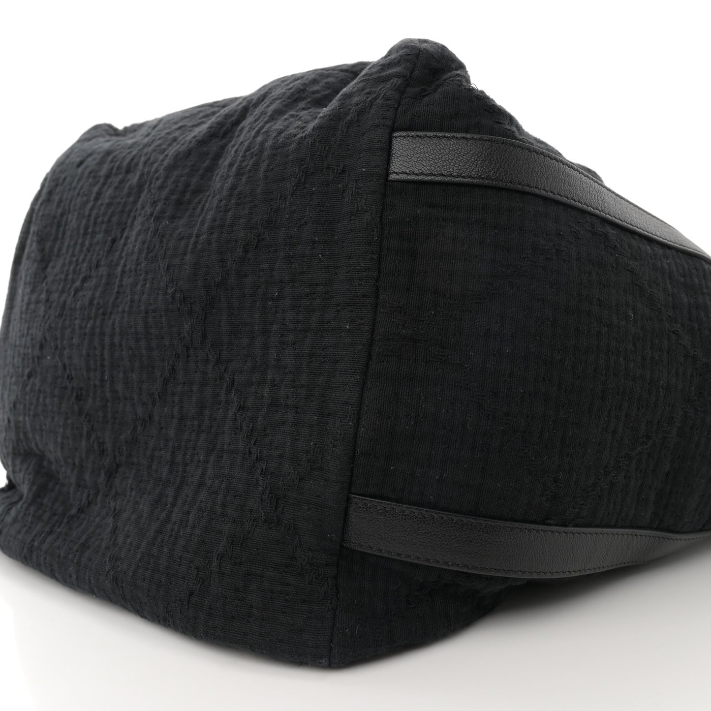 Canvas Small Double Face Tote Black