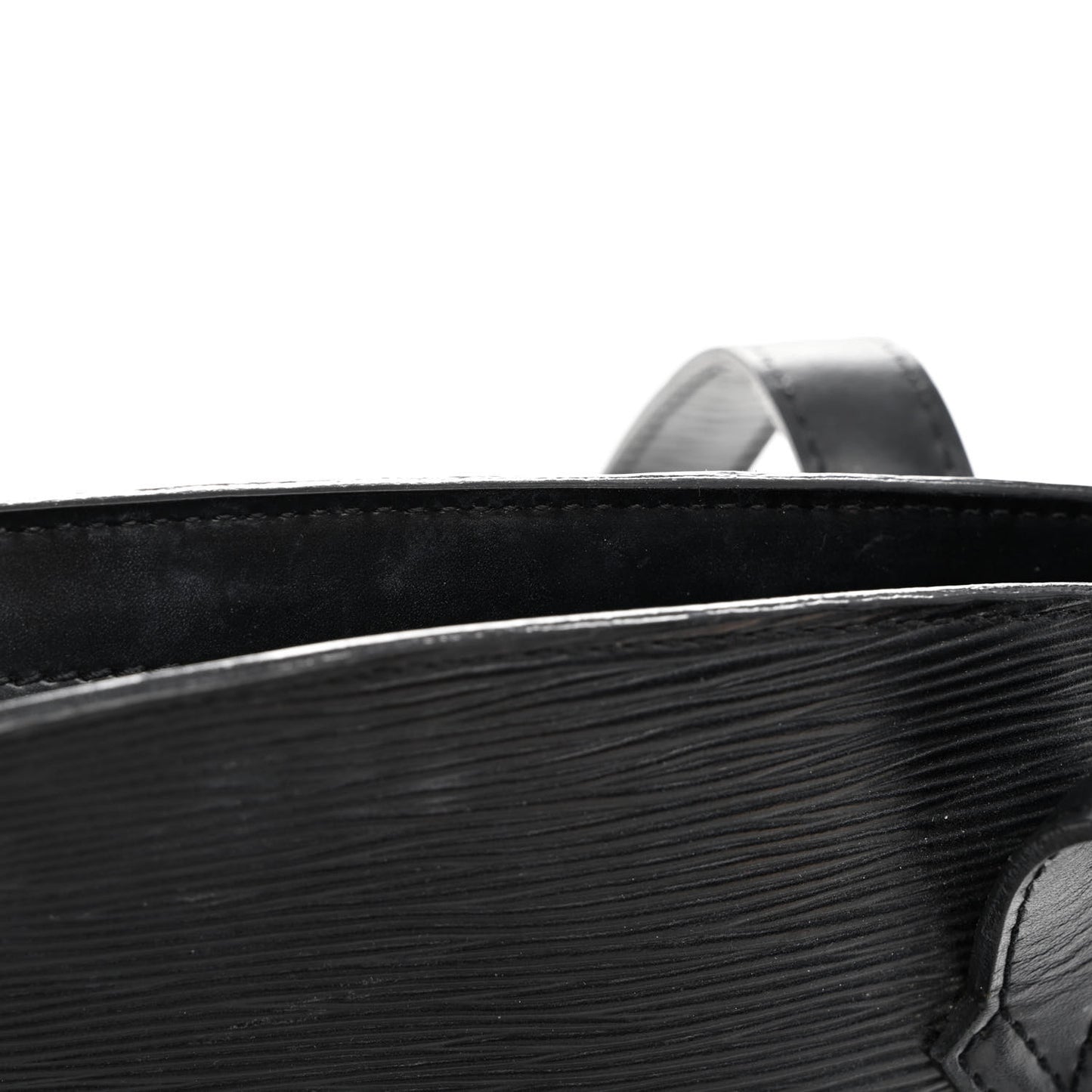 Epi Saint Jacques PM Long Straps Black