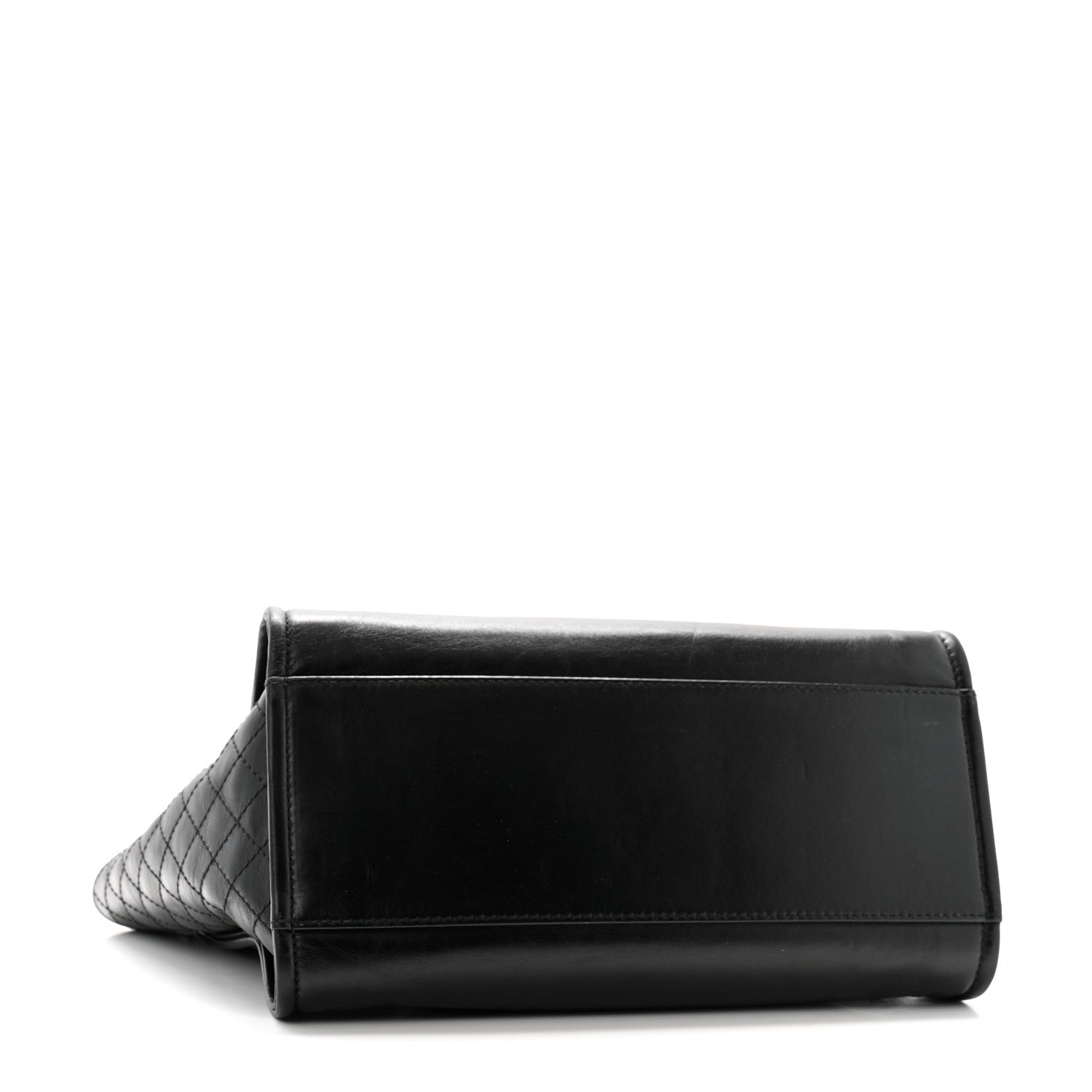 Chanel Aged Calfskin Medium Charms Deauville Tote Black 4 of 11