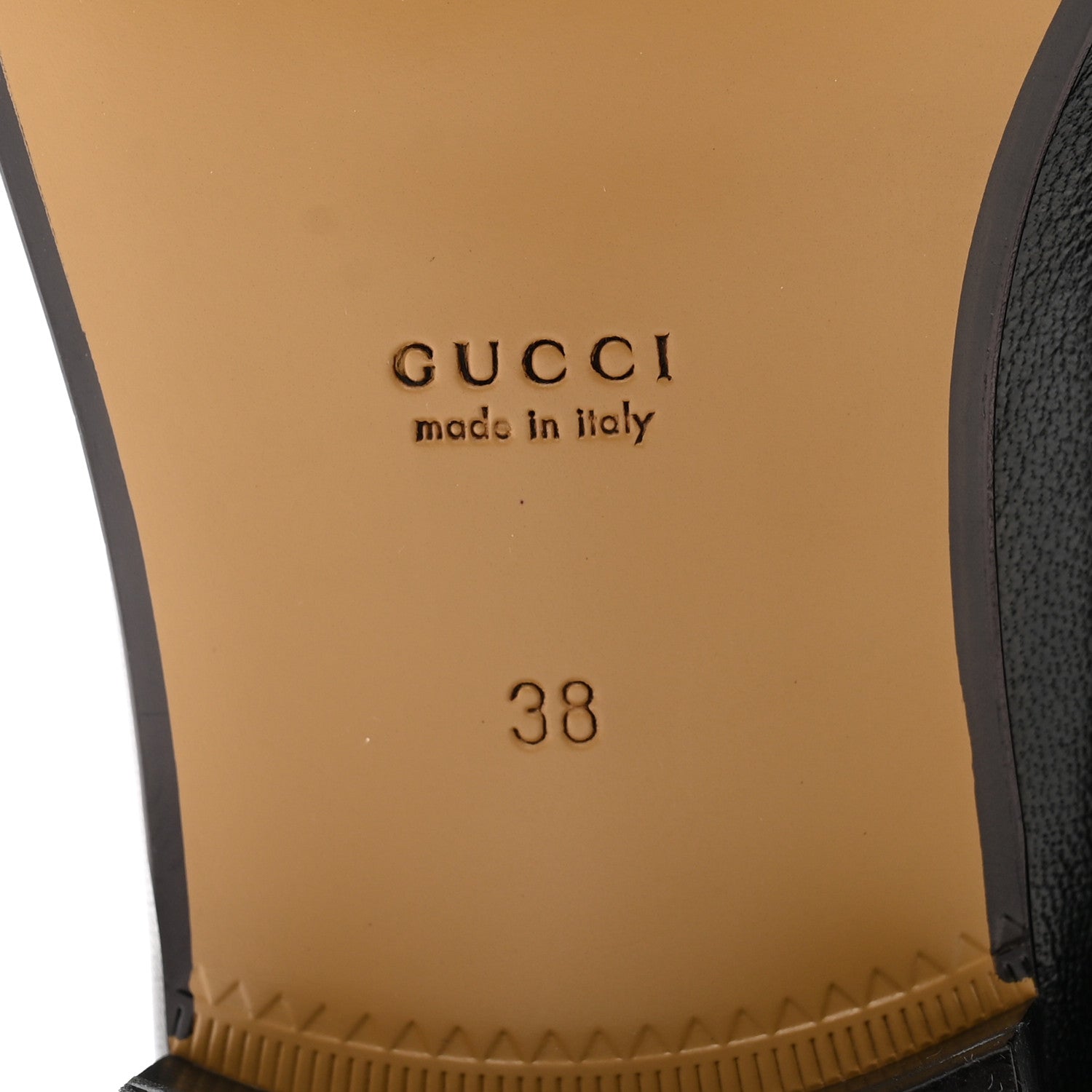 Gucci Goatskin Womens Horsebit Mid-Heel Loafers 38 Black 7 of 9