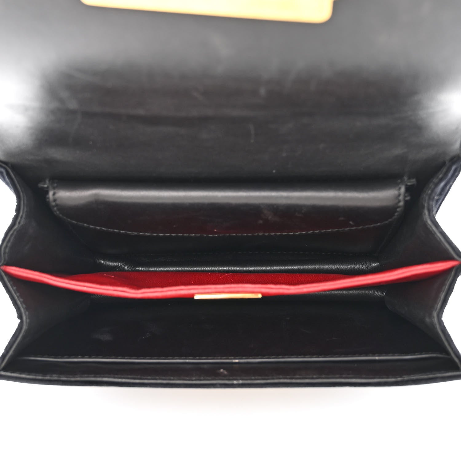Prada Velvet City Calfskin Cahier Bag Black 5 of 10
