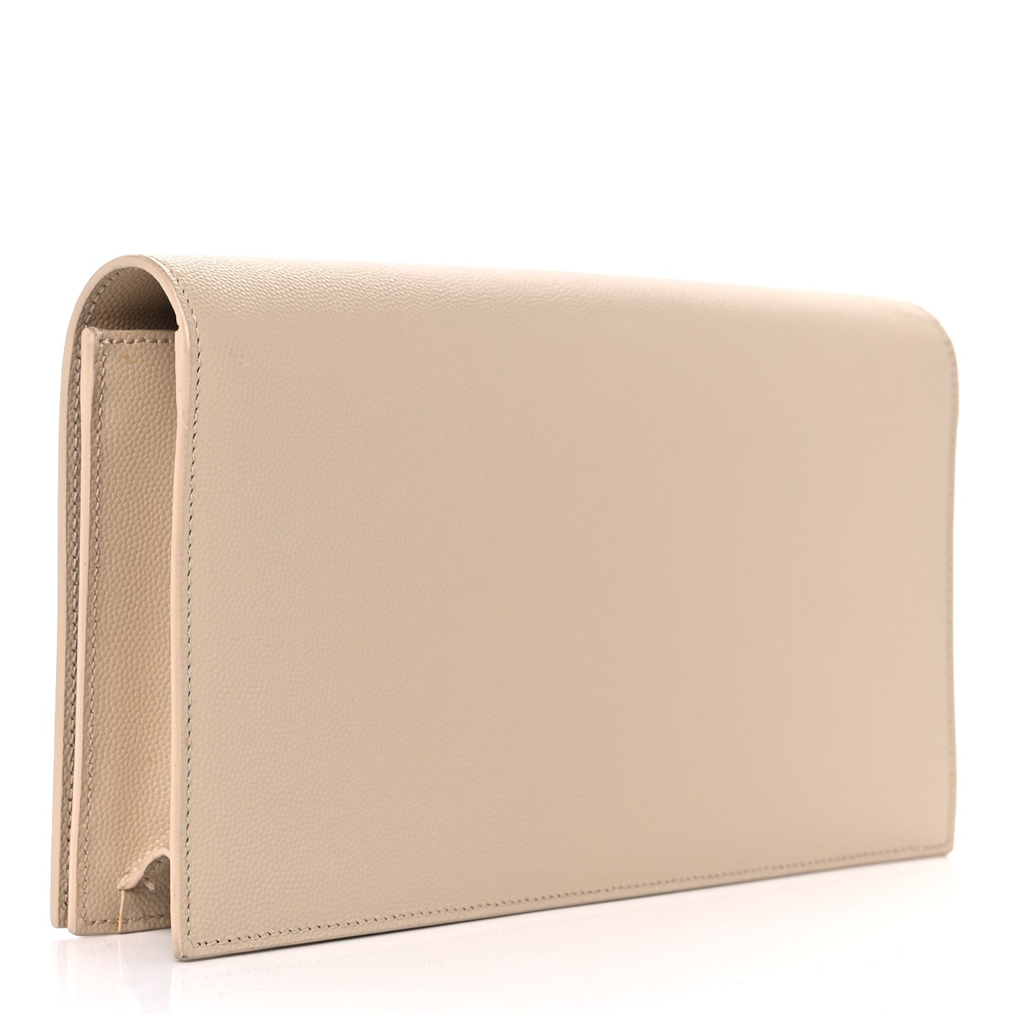 Grain De Poudre Classic Kate Monogram Clutch Nude Powder