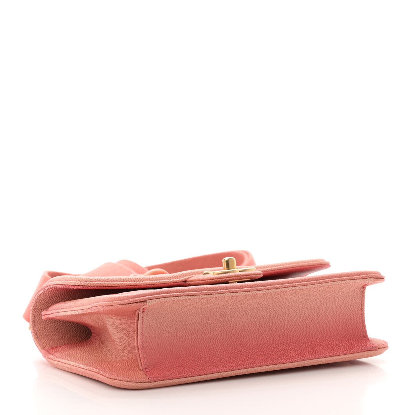 Caviar Quilted Small Sunset On The Sea Flap Coral