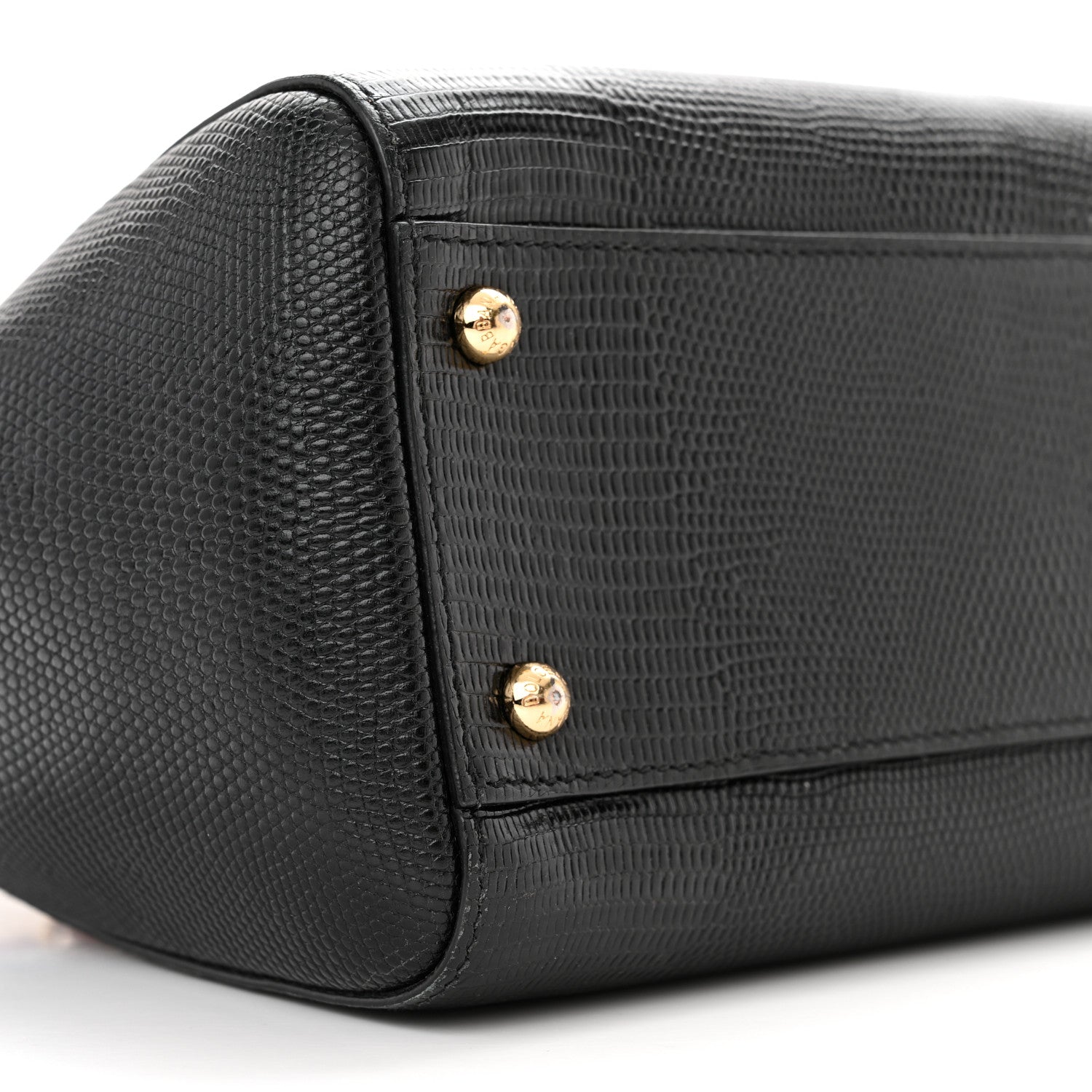 Dolce & Gabbana Stampa Iguana Crystal Medium Miss Sicily Satchel White Black Pink 8 of 21