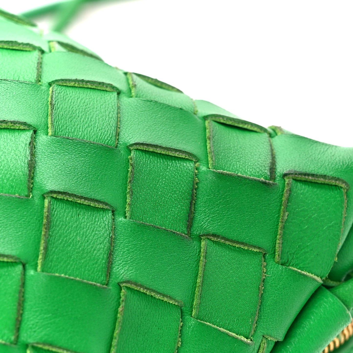 Nappa Intrecciato Small Loop Camera Bag Parakeet