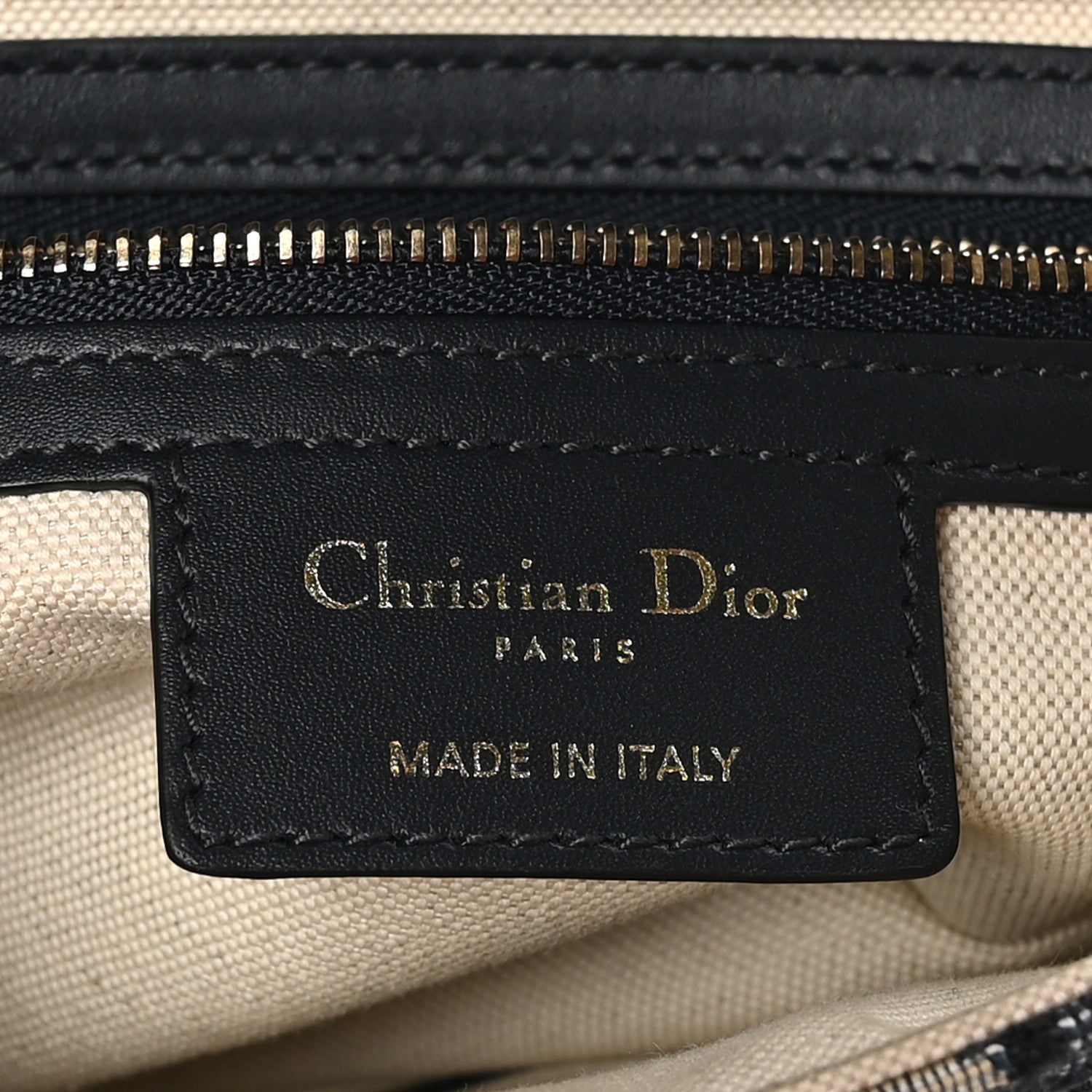 Christian Dior Oblique Saddle Bag Blue 6 of 10