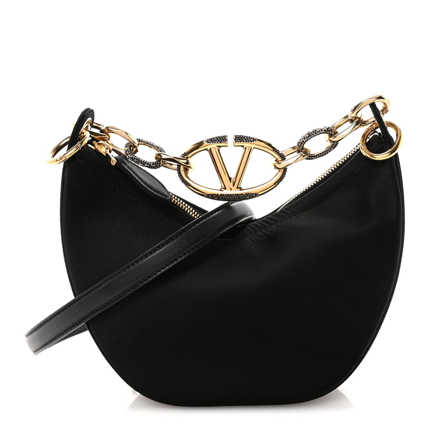 aliexpress lv mini backpack Valentino Garavani Mini Vlogo Moon Shoulder Bag