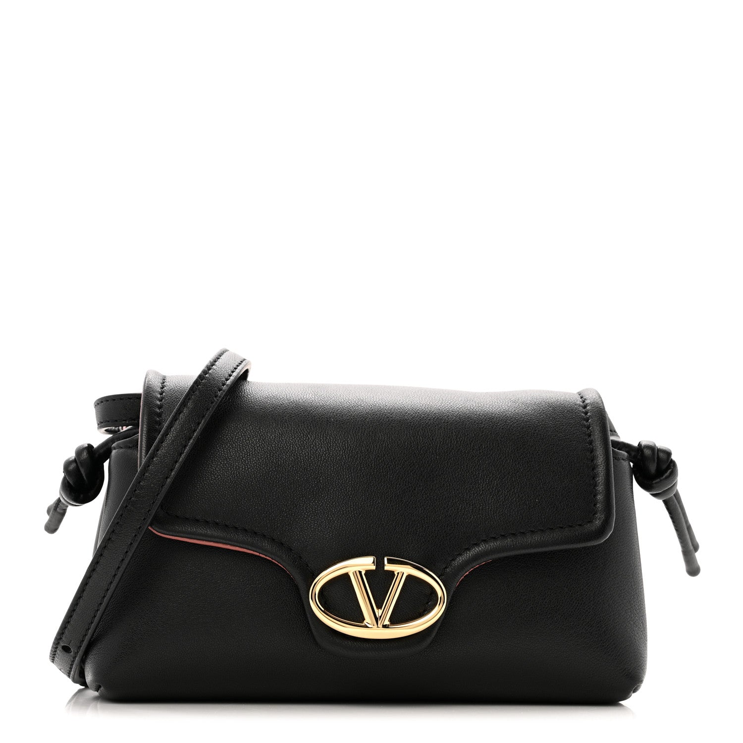 Valentino Garavani Lambskin Vlogo Mini Crossbody Bag Black 1854890