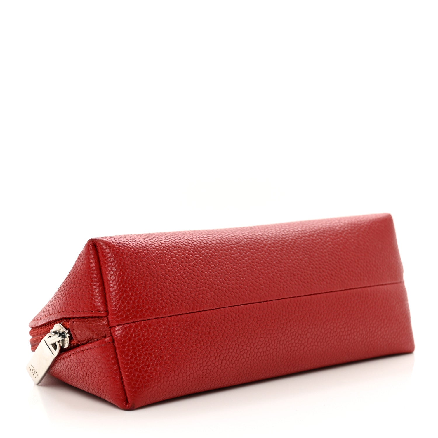 Chanel Caviar Timeless CC Cosmetic Pouch Red 4 of 9