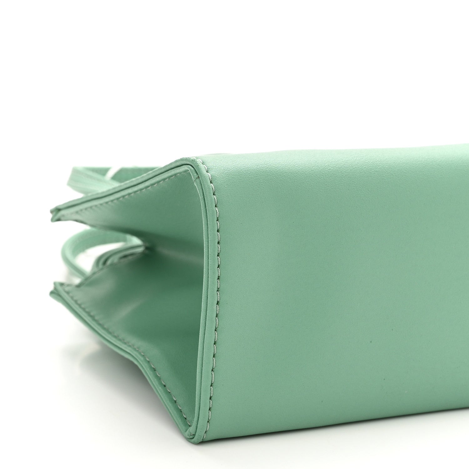 Telfar Vegan Leather Small Shopping Bag Sage 9 of 10