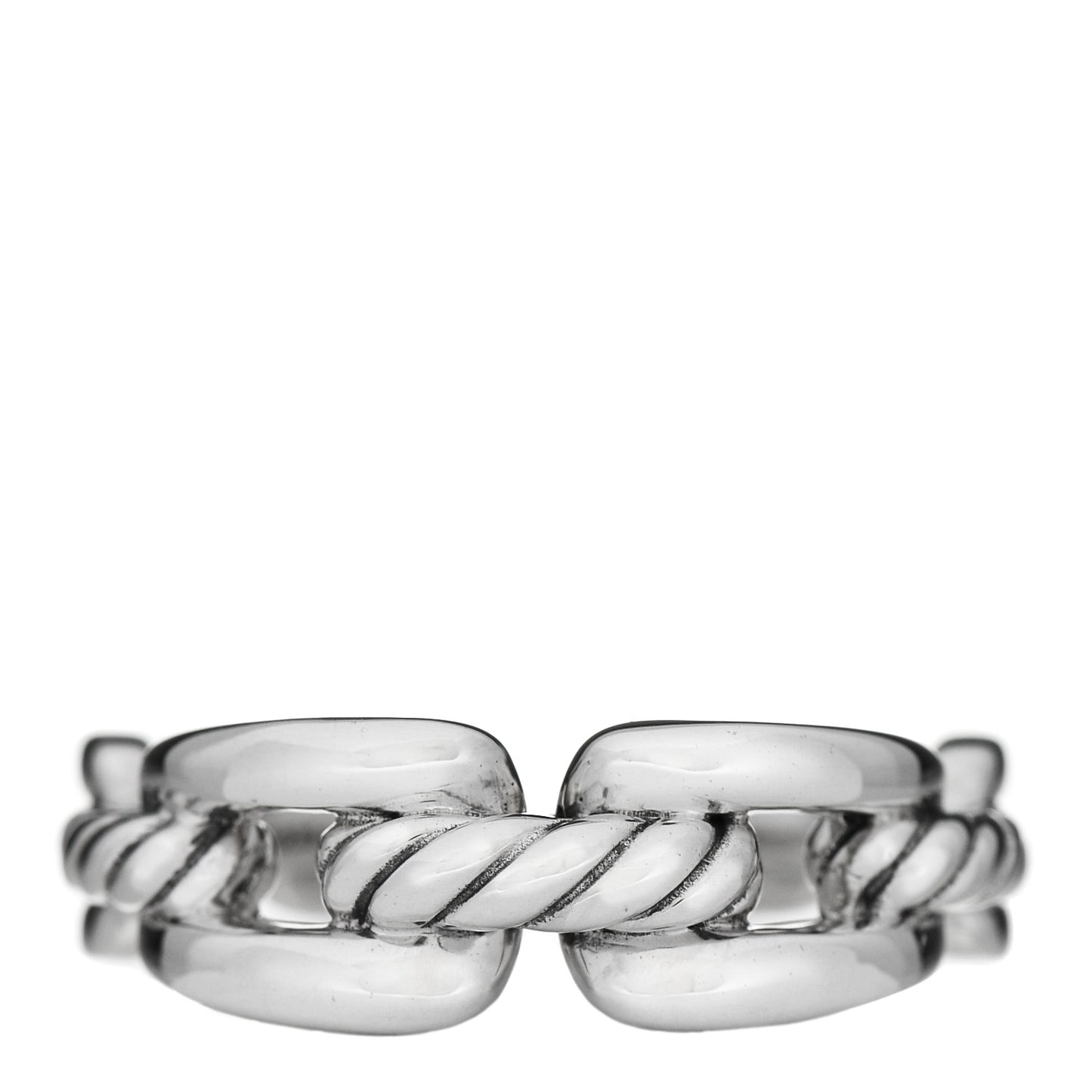 Sterling Silver 8mm Wellesley Link Ring 57 8
