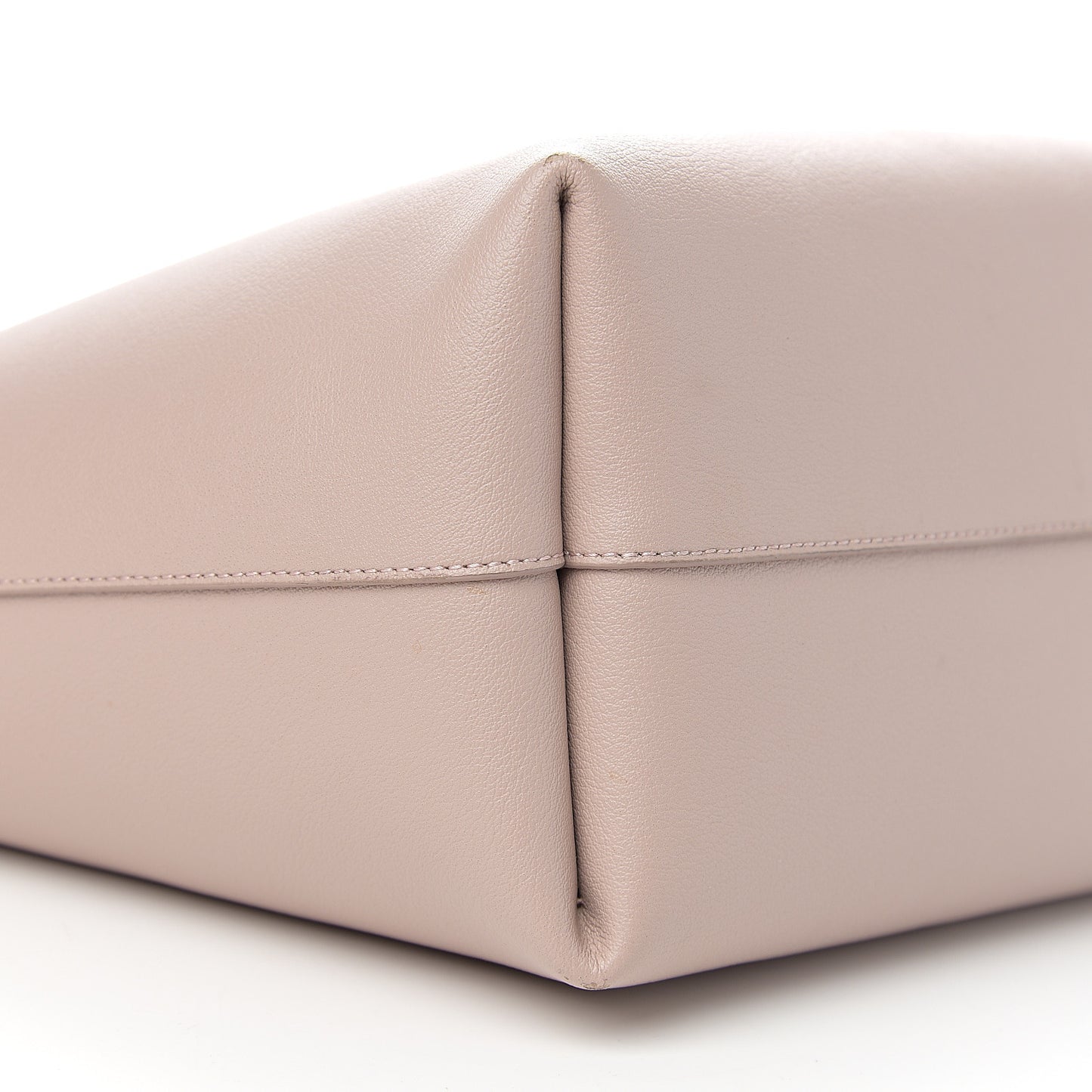 Calfskin Large Shopping Tote Rose Antic