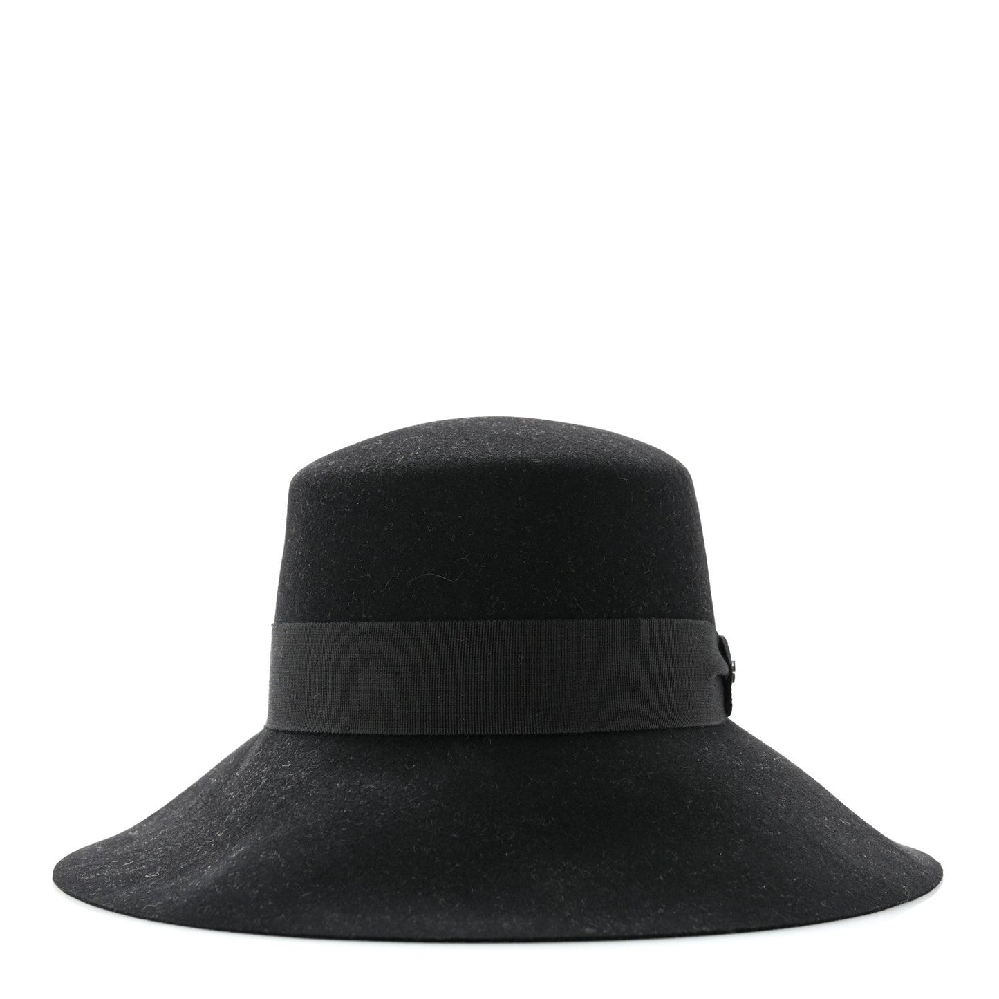 Rabbit Felt Farrah Clou de Selle Hat 56 Black