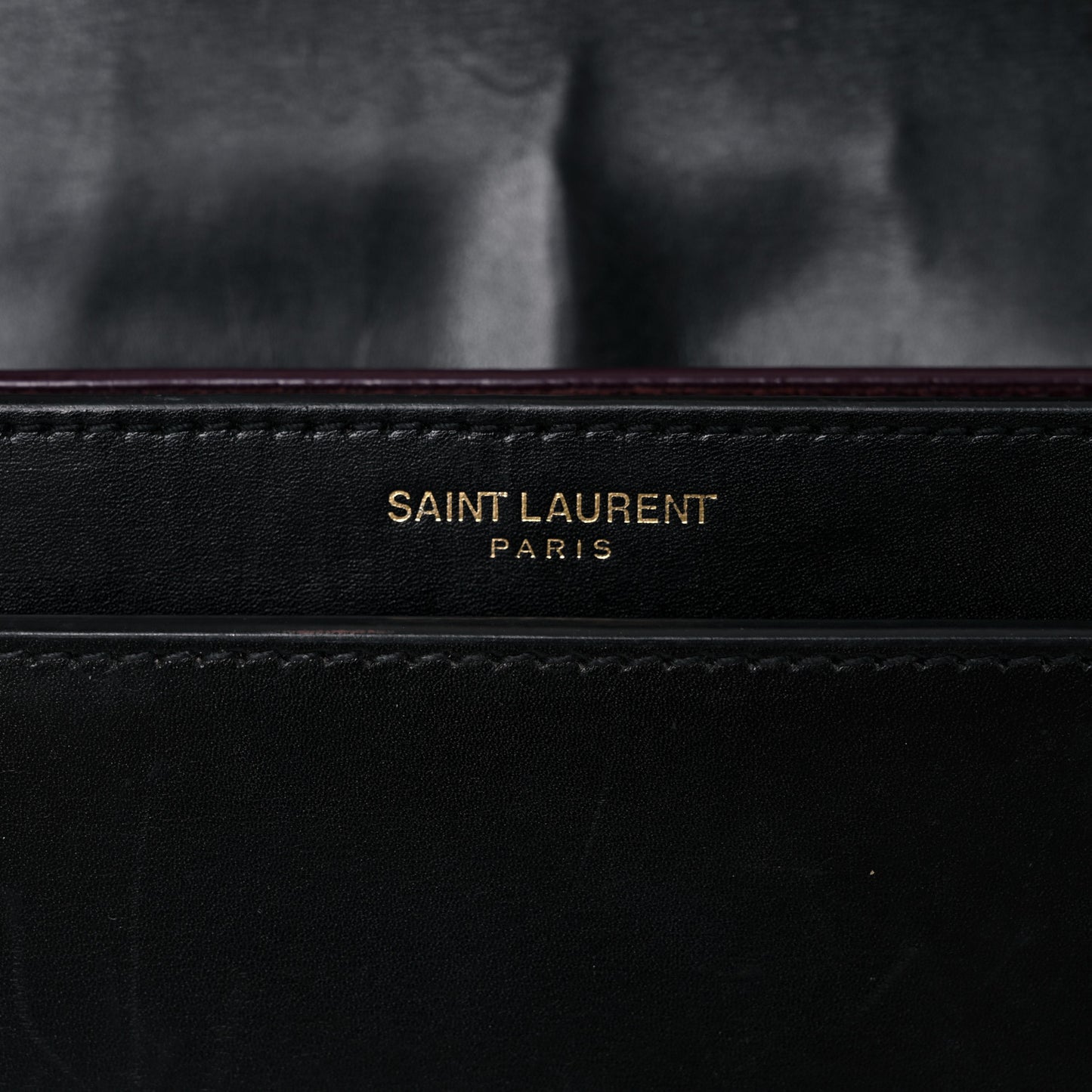 Smooth Calfskin Monogram Cassandra Clasp Bag Black
