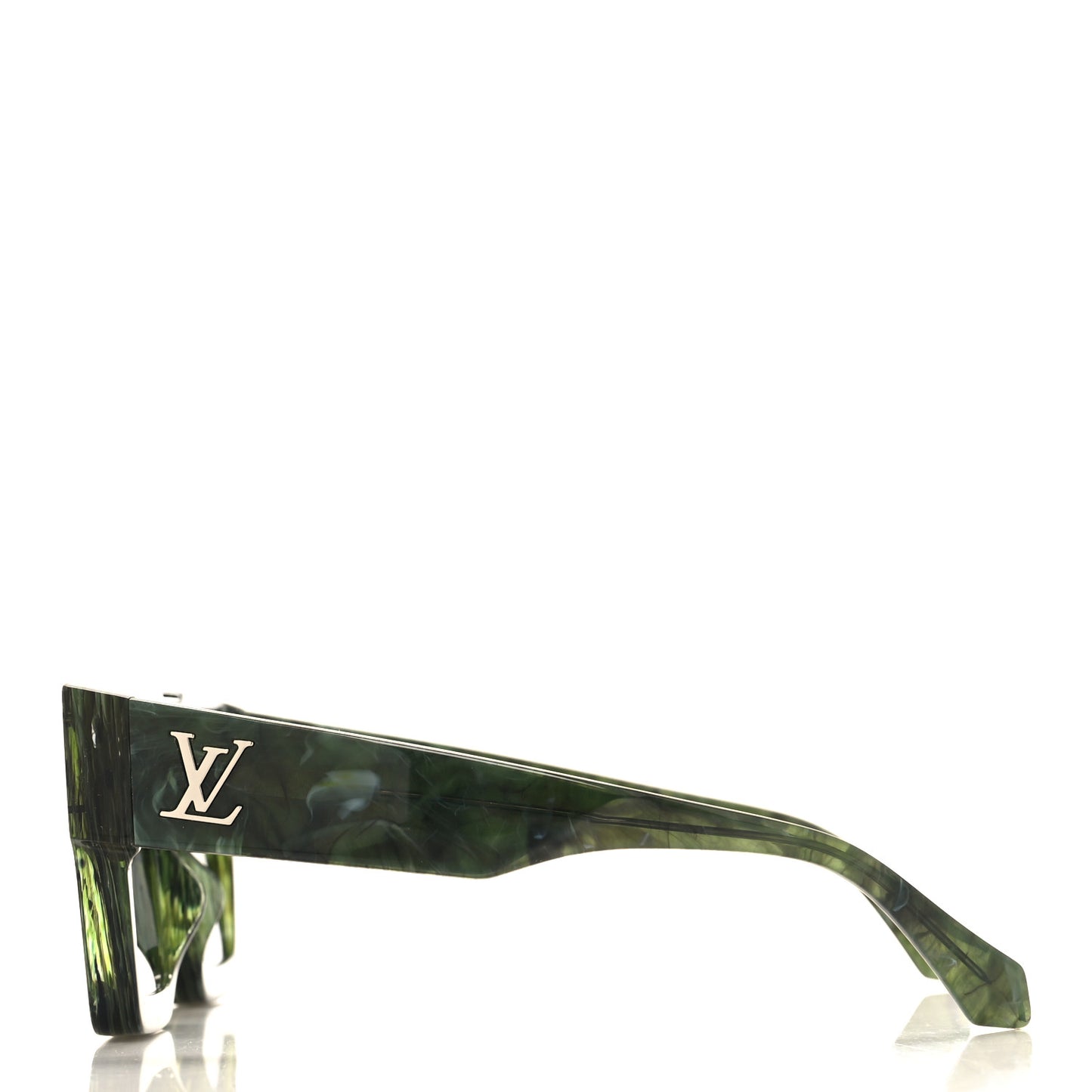 Acetate Marble Effect Swarovski Cyclone Sunglasses Z1552W Green