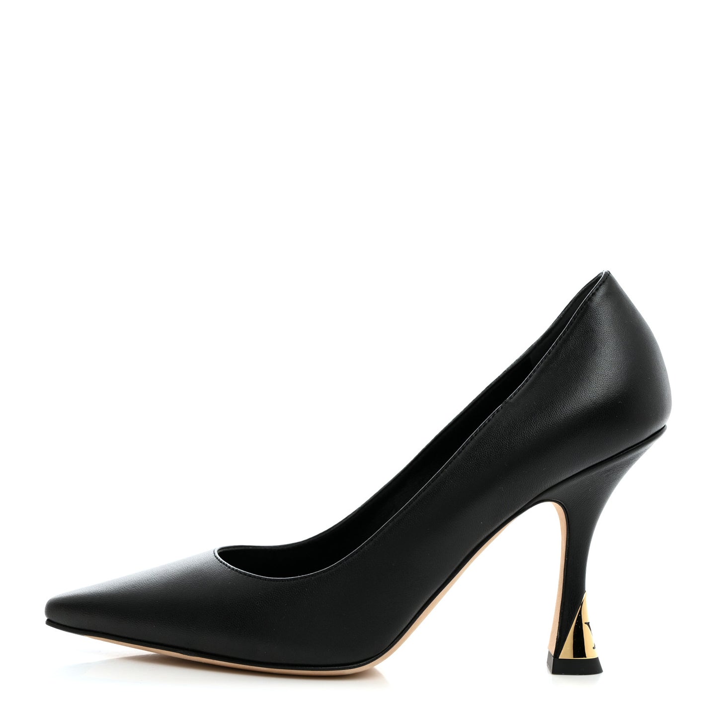 Lambskin Sparkle Pumps 36 Black