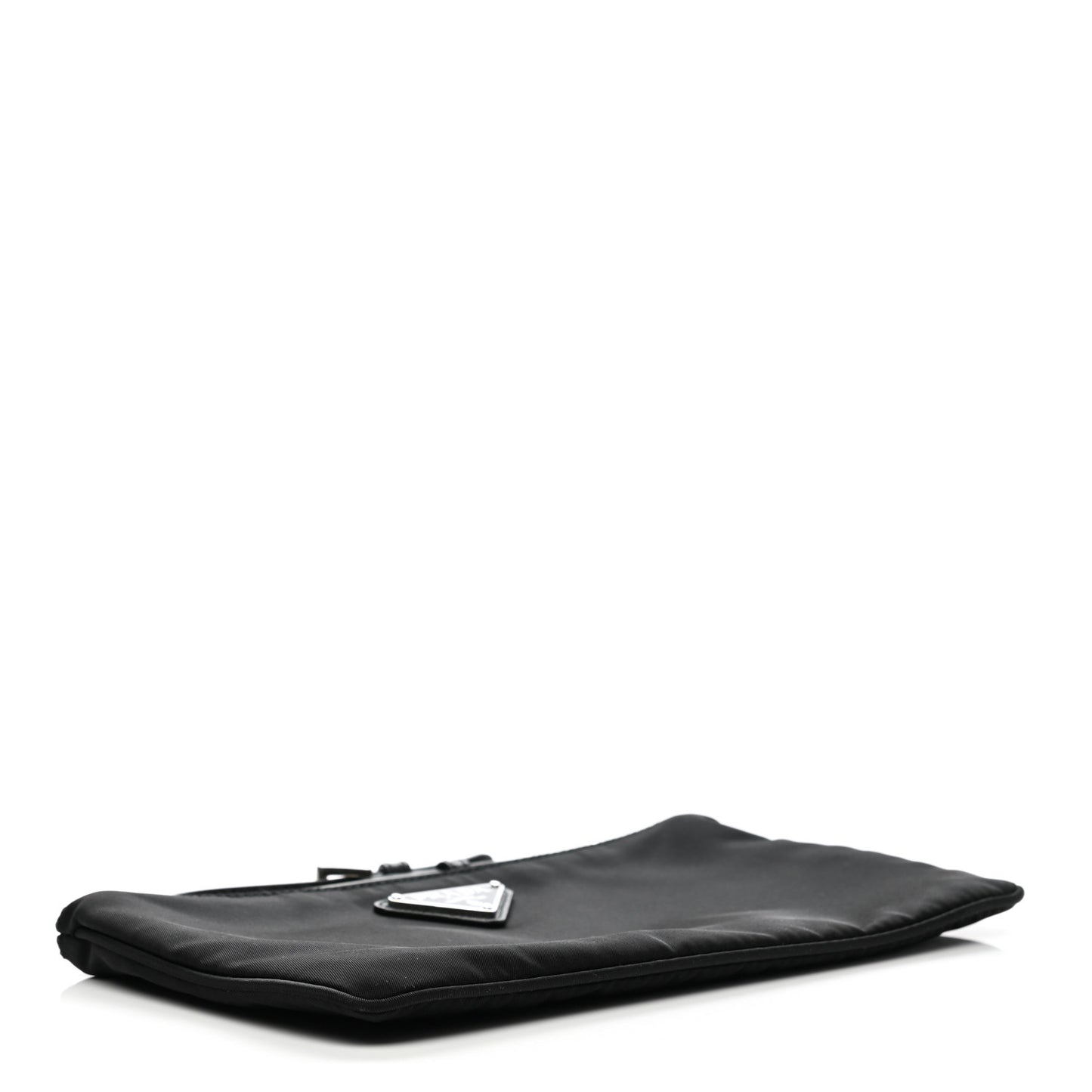 Tessuto Nylon Saffiano Wristlet Black