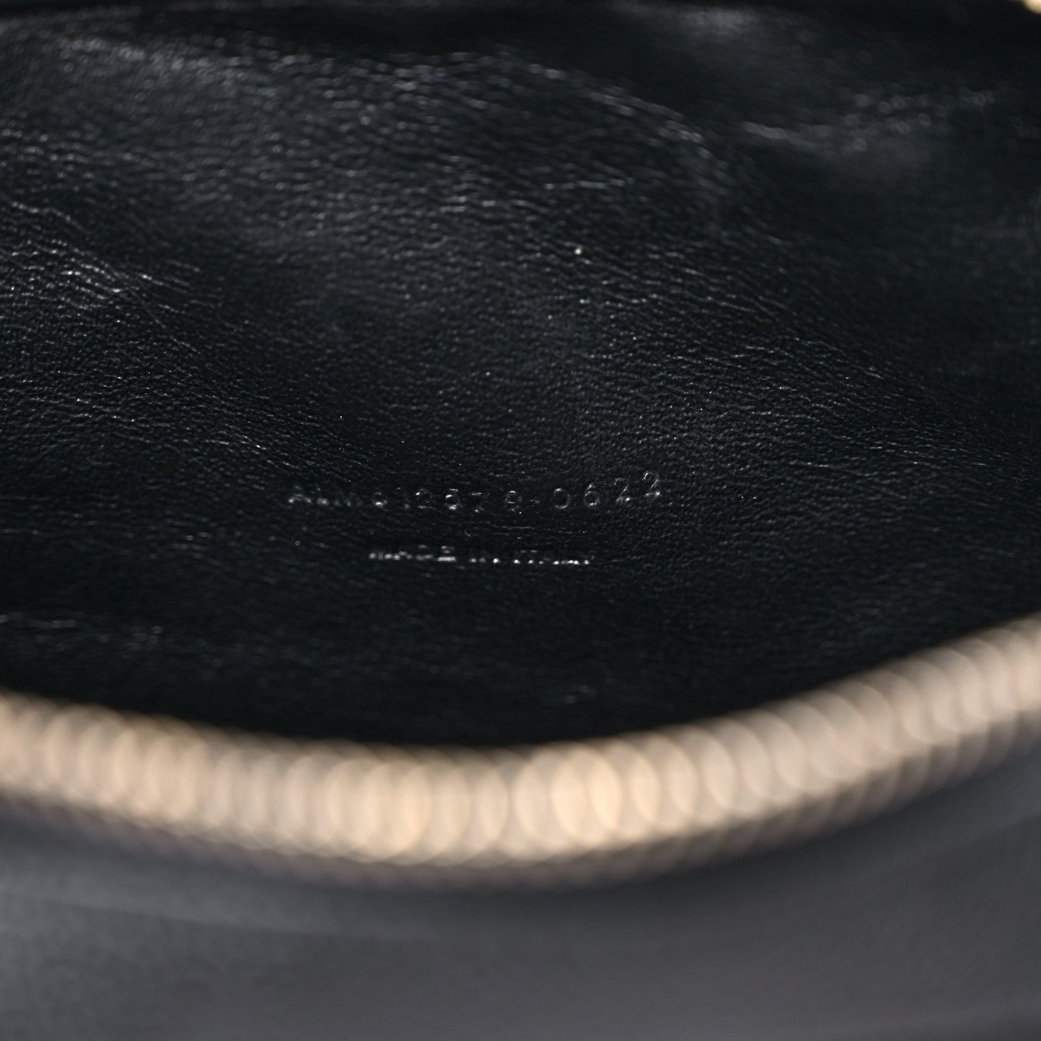 Saint Laurent Grain De Poudre Matelasse Monogram Mini Lou Camera Bag Black 12 of 12