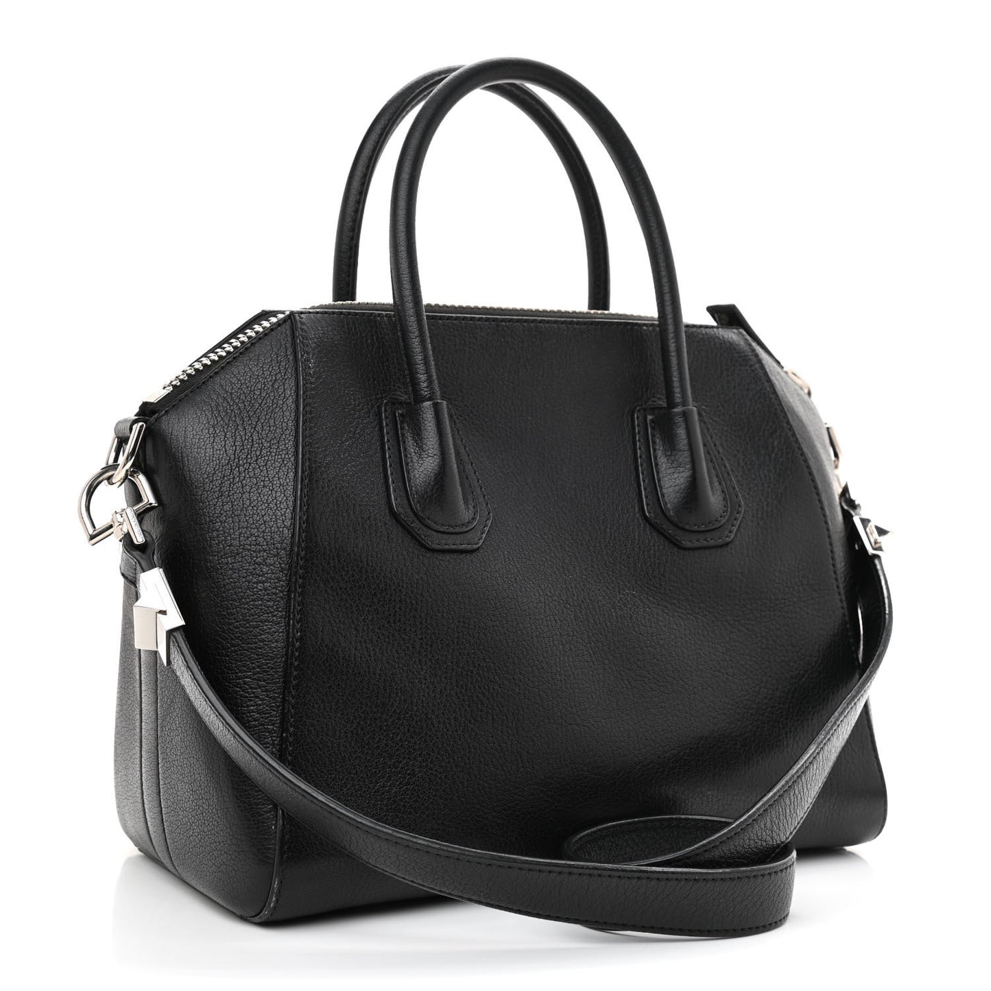 Sugar Goatskin Small Antigona Black