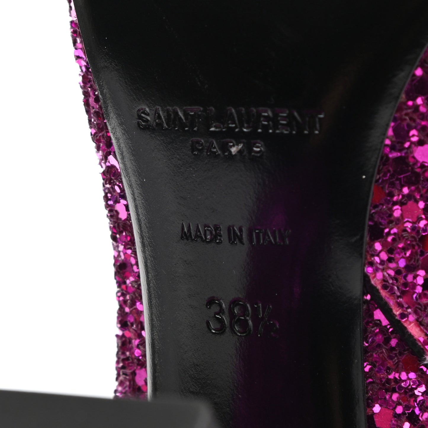 Glitter Lou 95 Zip Bootie 38.5 Pink