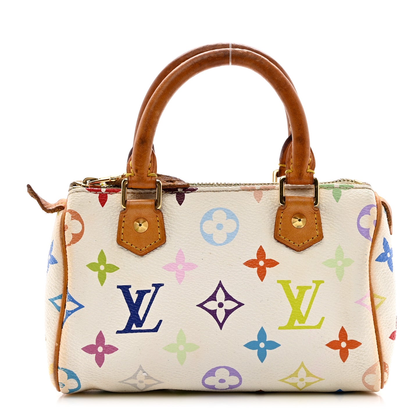 Monogram Multicolor Mini Sac HL Speedy White