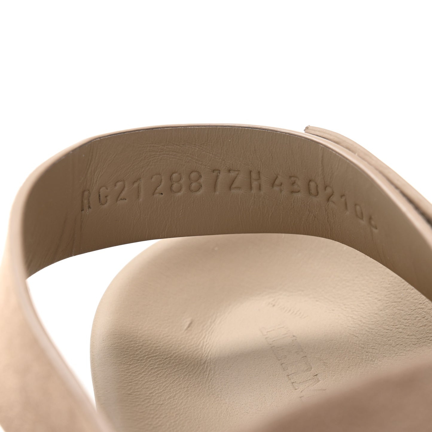Suede Mens Doha Sandals 43 Taupe
