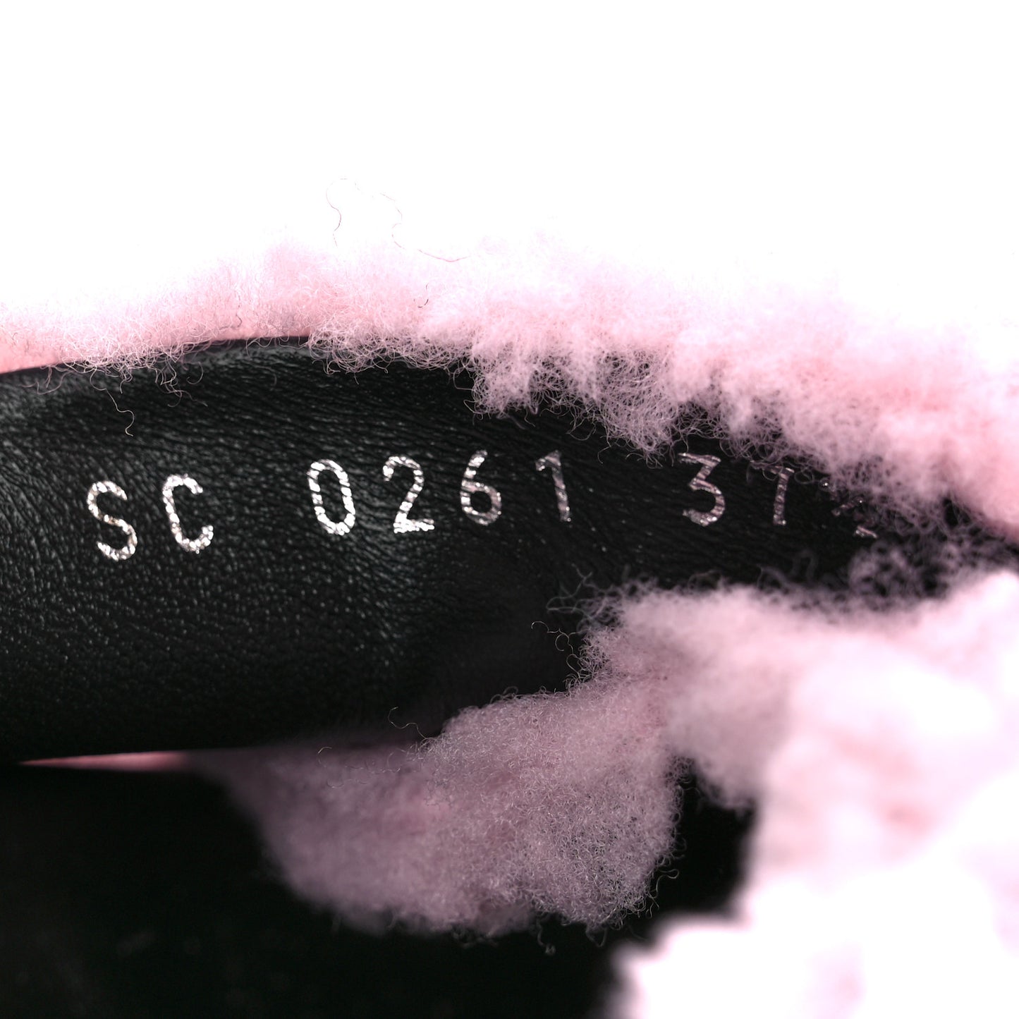 Shearling Paseo Sandals 37.5 Pink