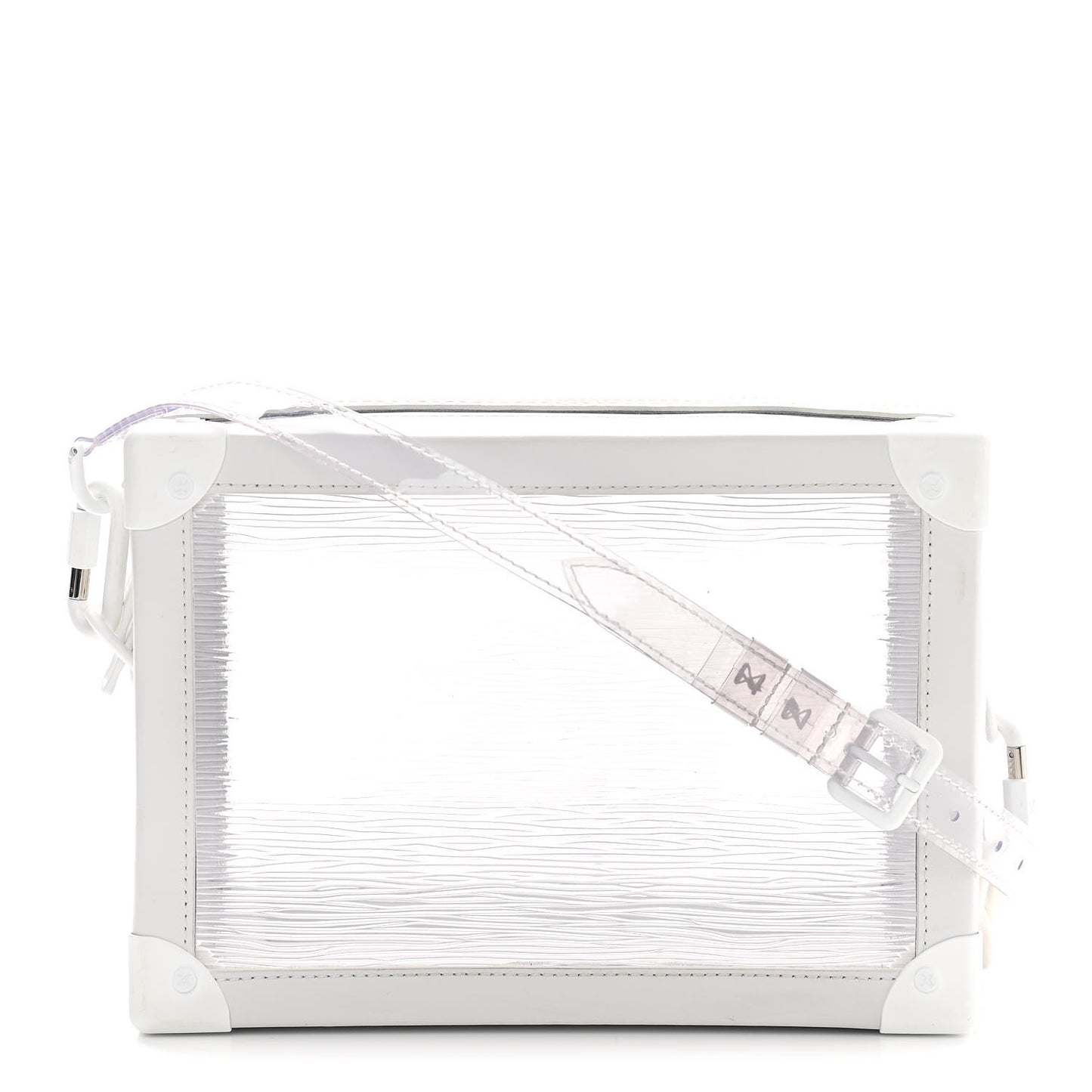 Calfskin PVC Epi Plage Soft Trunk Optic White