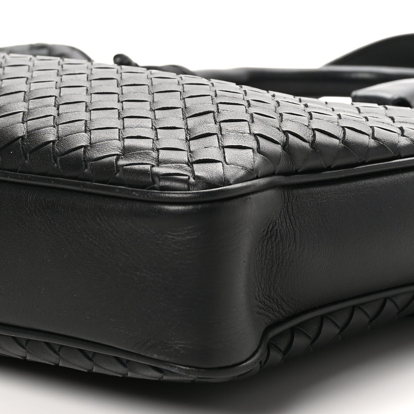 Nappa Intrecciato Briefcase Black
