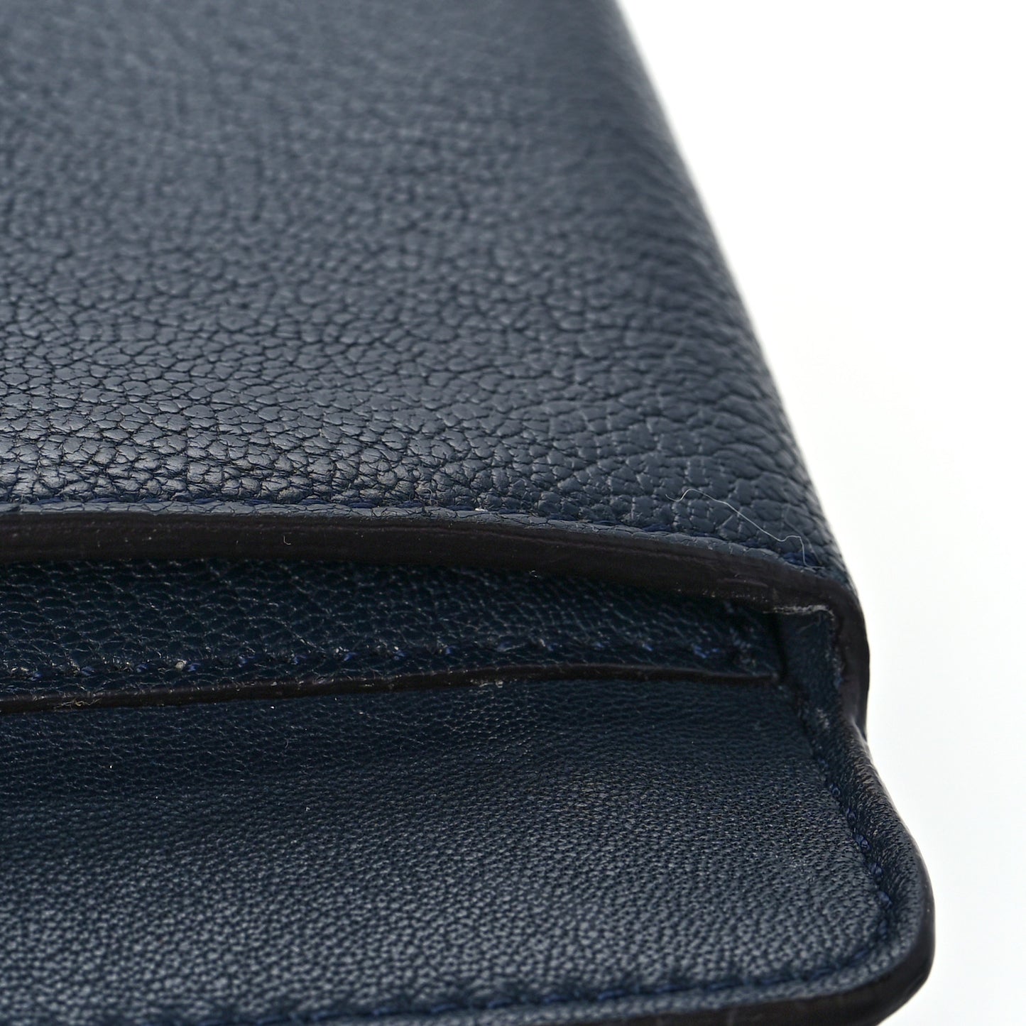 Goatskin Small GV3 Shoulder Bag Dark Blue
