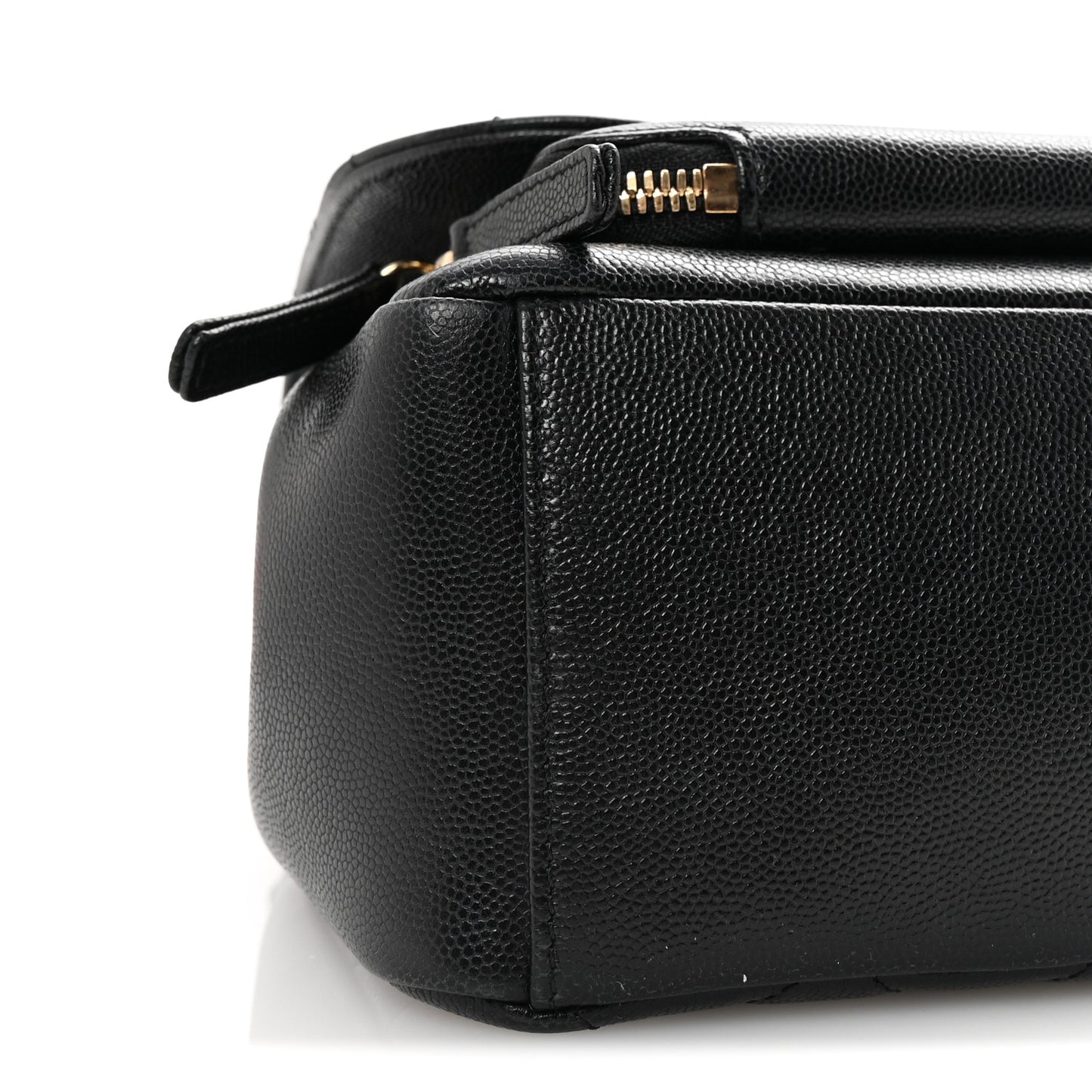 Caviar Quilted Large Business Affinity Flap Black