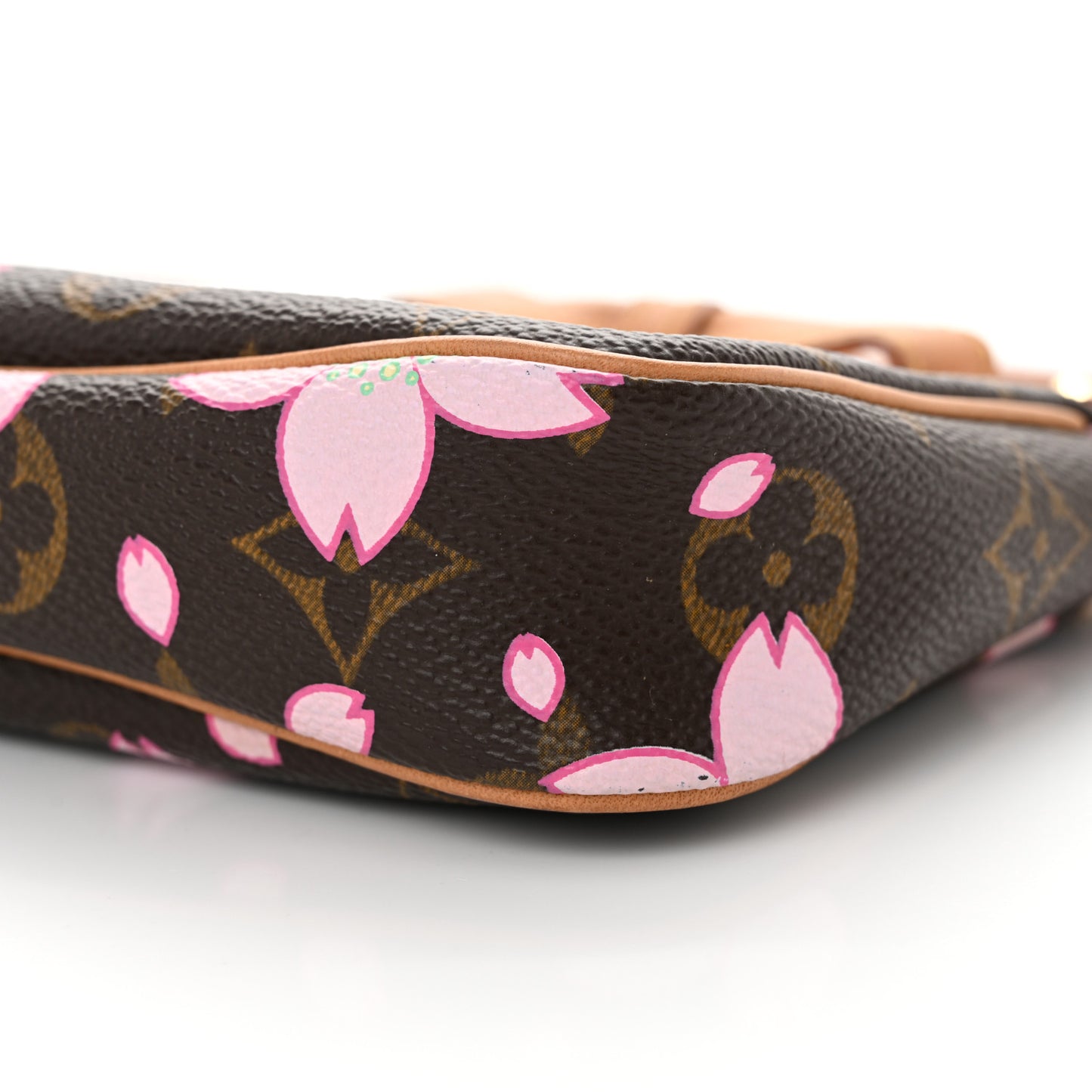 Monogram Cherry Blossom Pochette Accessories Brown
