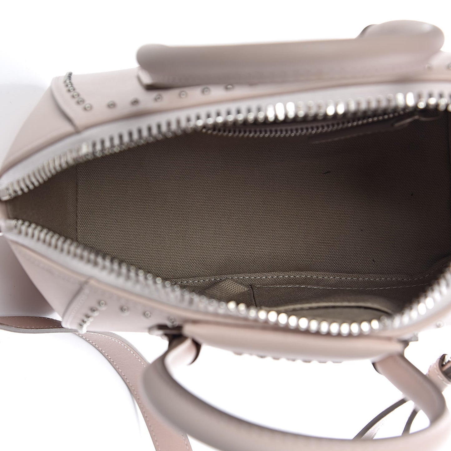 Smooth Calfskin Mini Studded Antigona Pale Pink