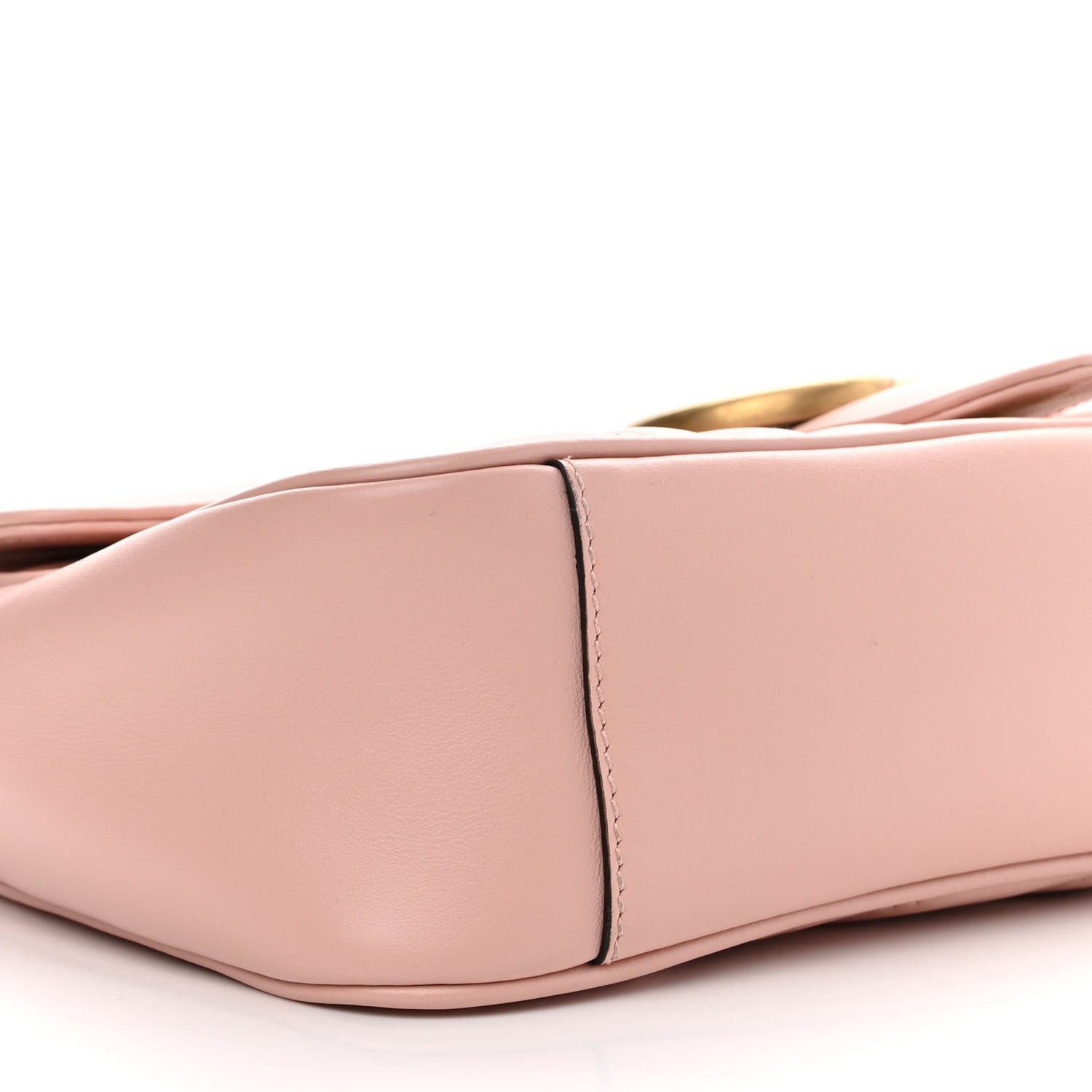 Gucci Calfskin Matelasse Small GG Marmont Shoulder Bag Perfect Pink 9 of 11