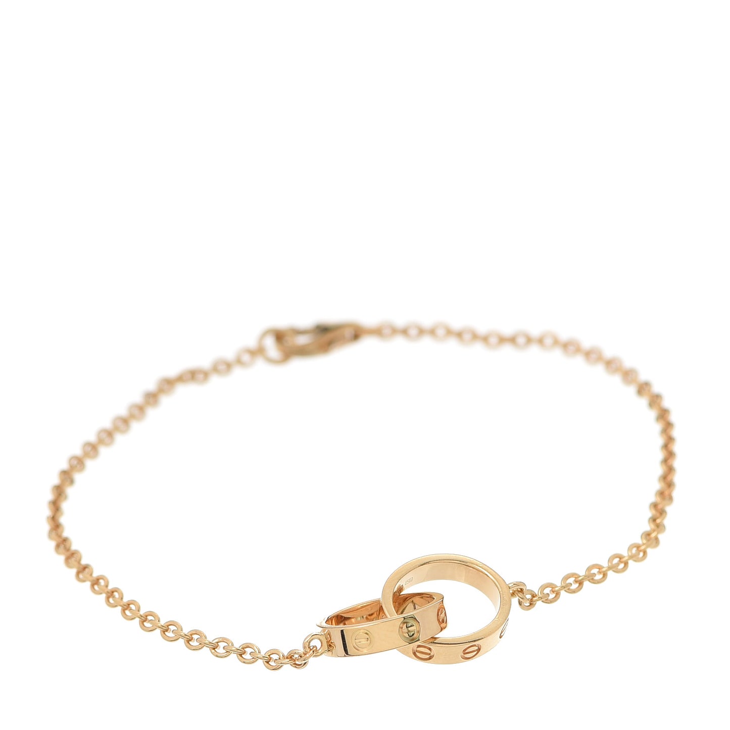 18K Yellow Gold Interlocking LOVE Bracelet